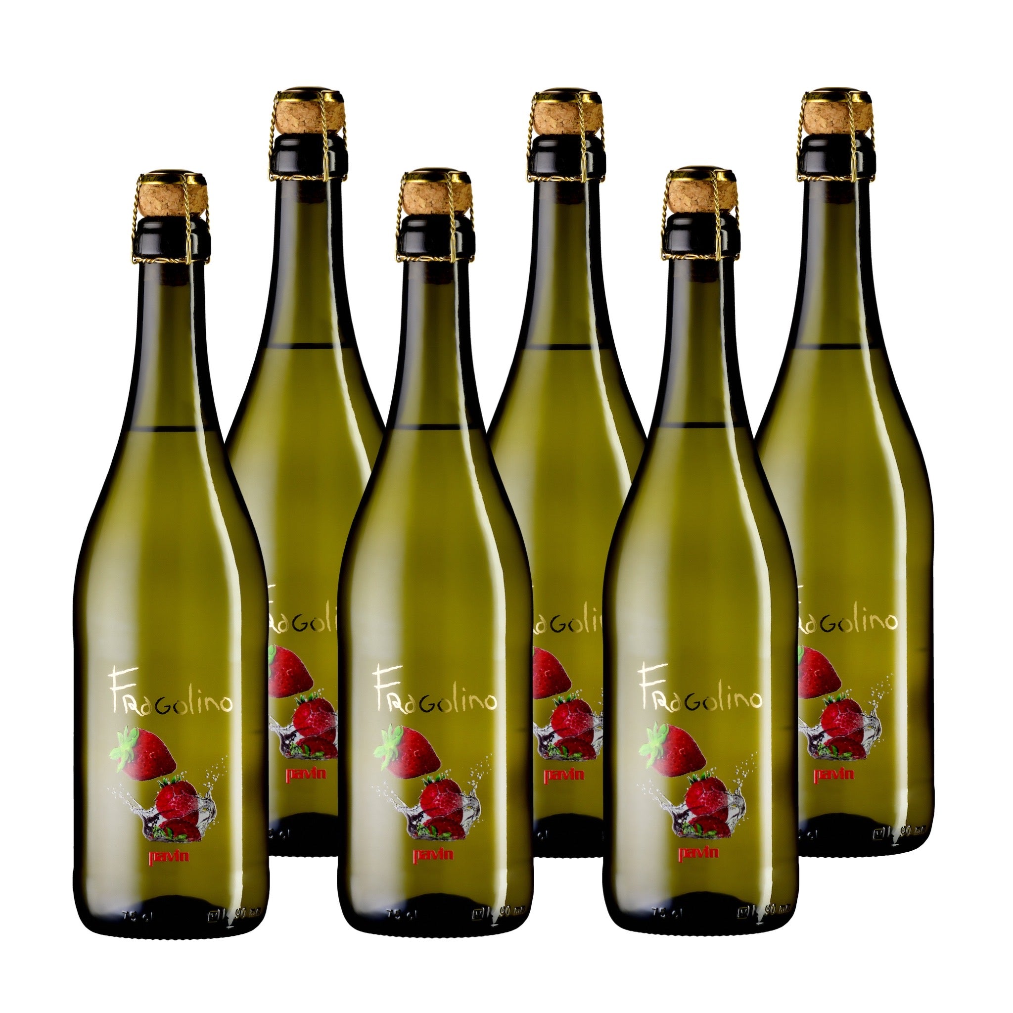 Fragolino Bianco Frizzante Vin Mousseux Fraise 6 x 750ml