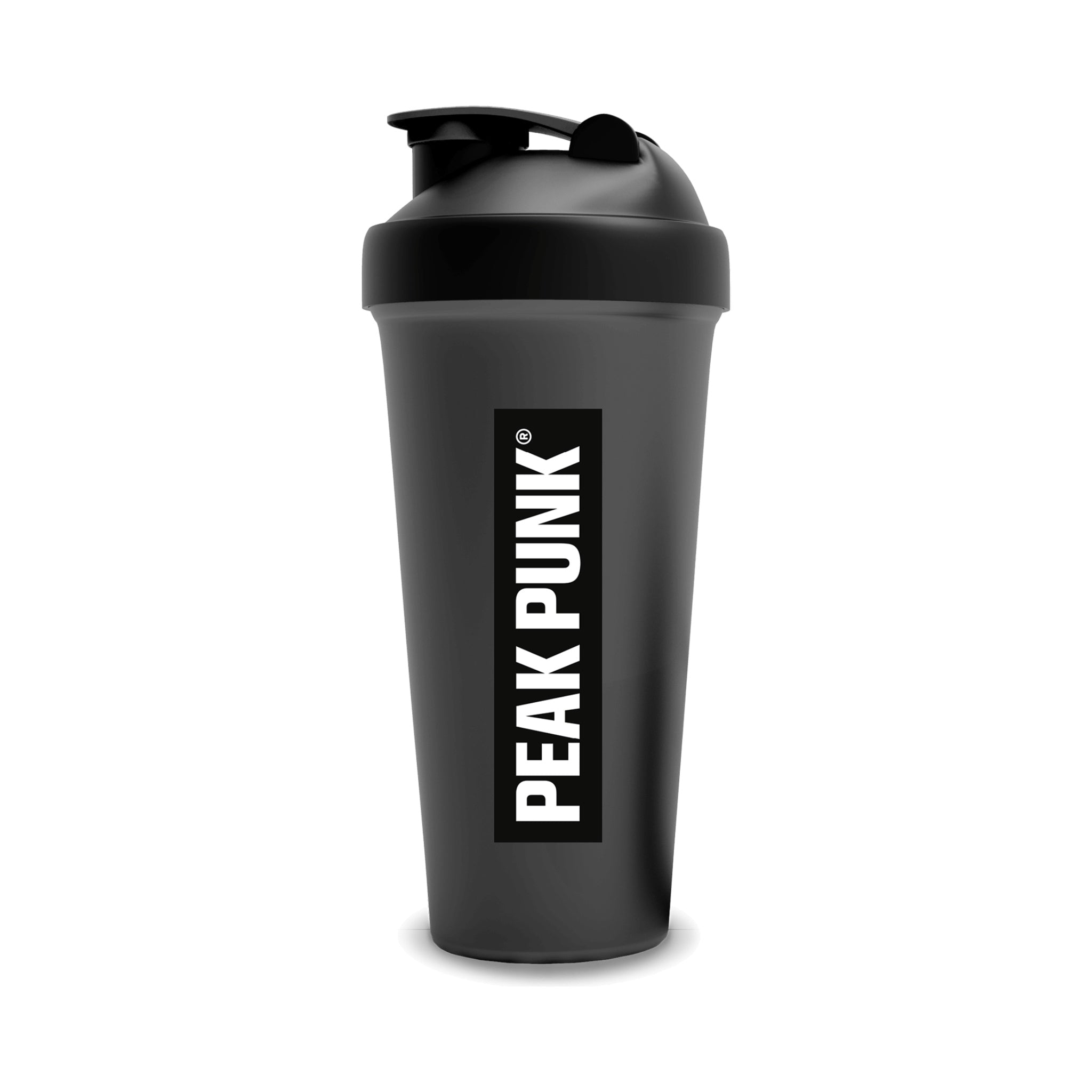 Protein Shaker Biobased - Clear Black 600ml