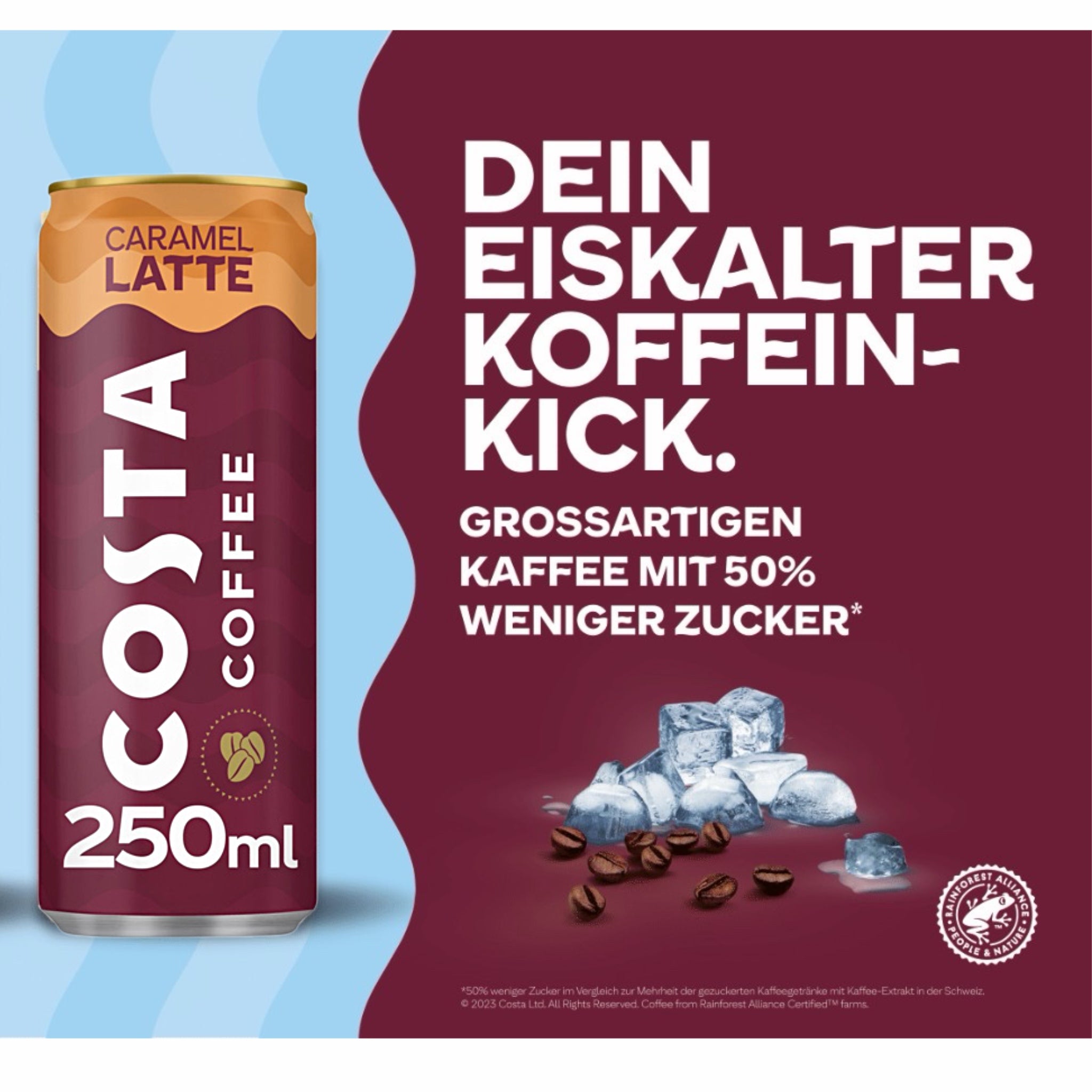 Costa Coffee Caramel Latte 250ml