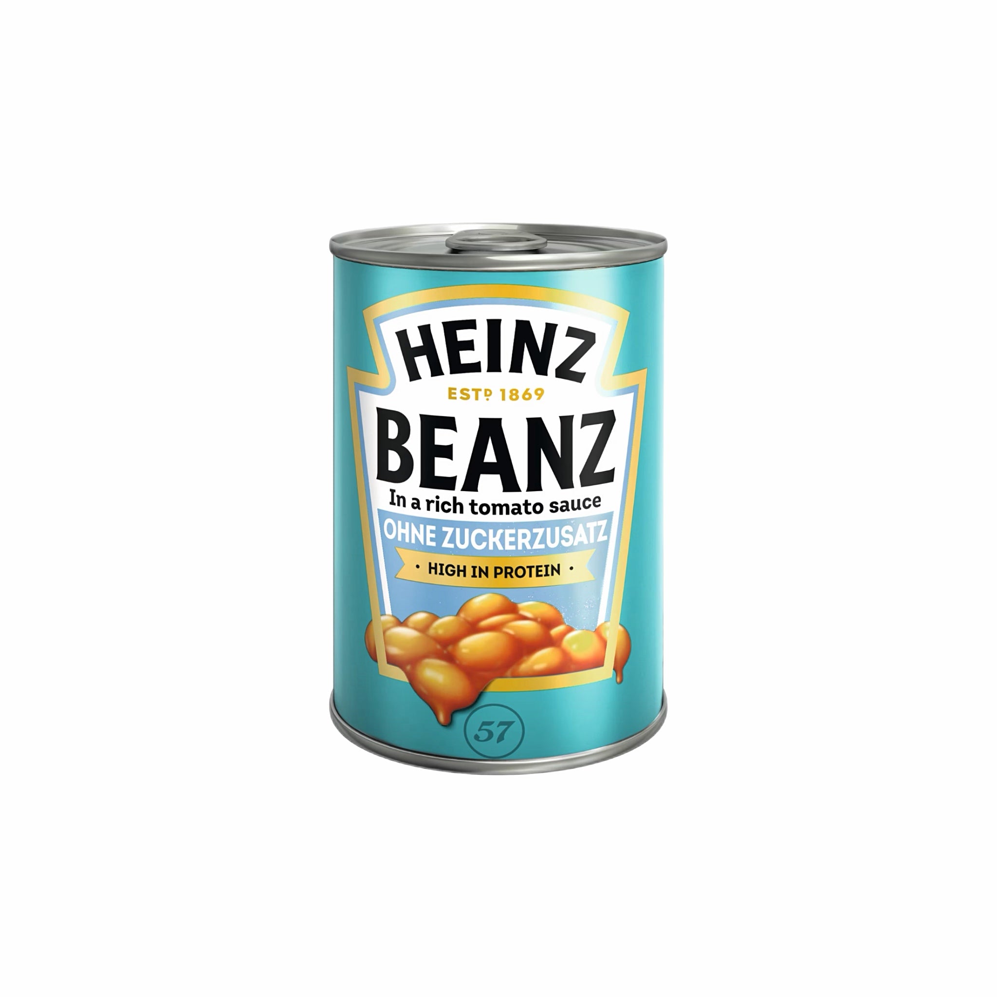 Heinz Gebackene Bohnen ohne Zuckerzusatz 12 x 415g