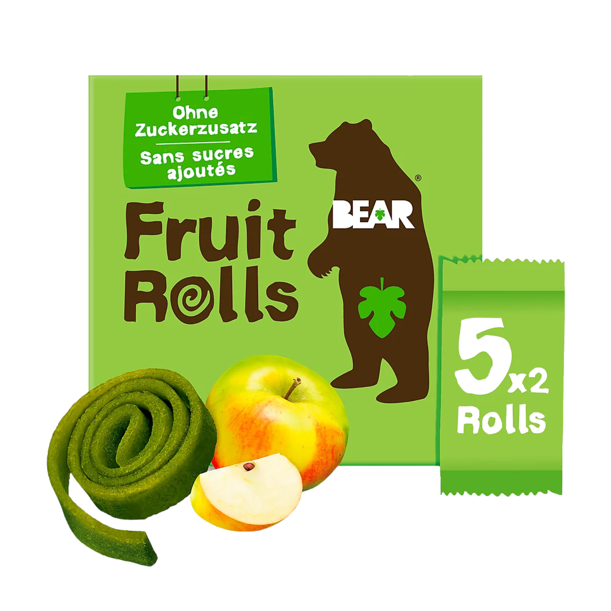 Bear Fruit Rolls Apple 5-Pack - 100g