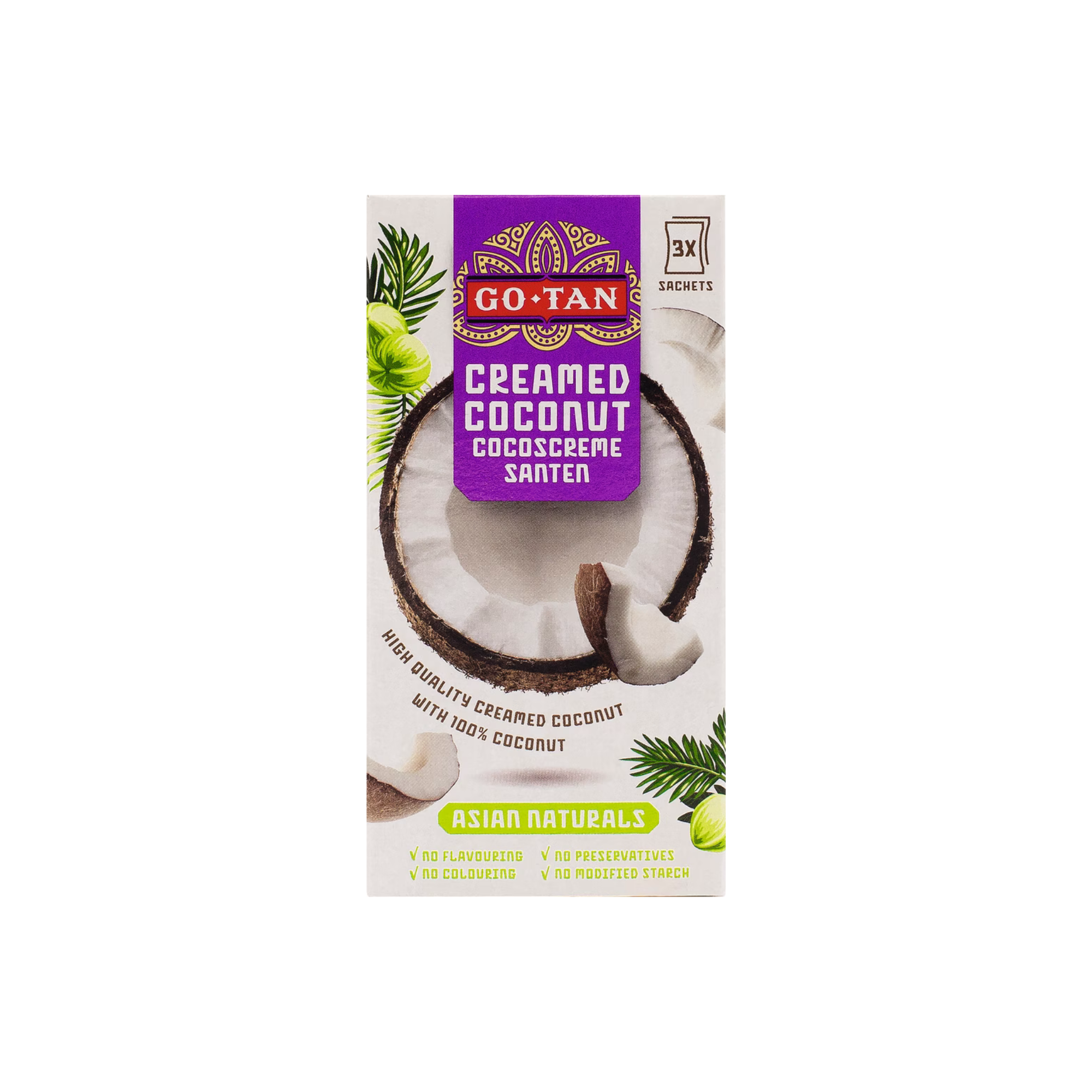 Kokosnuss-Creme 3er Pack - 150g