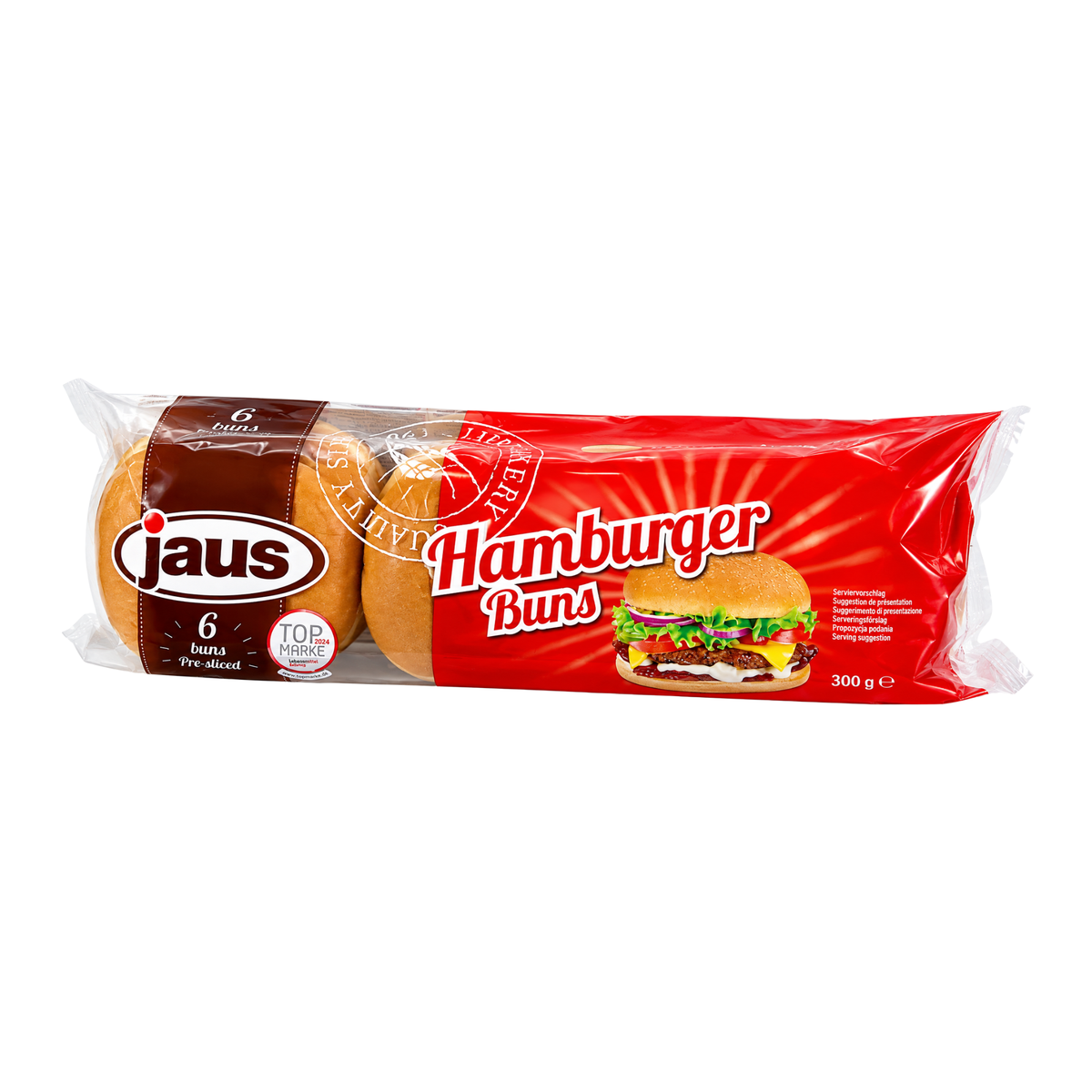 Burger Buns, 6-pack - 300g