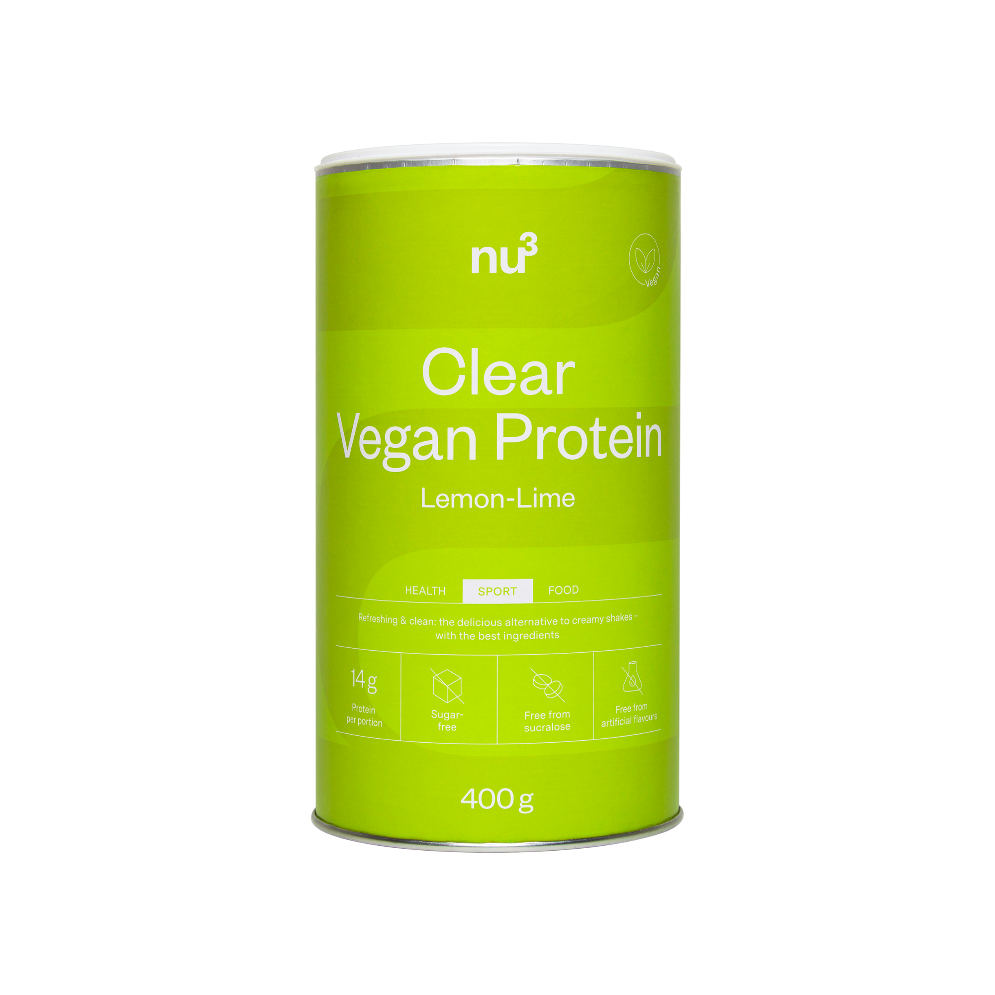 Clear Vegan Protein Citron-Citron vert 400g