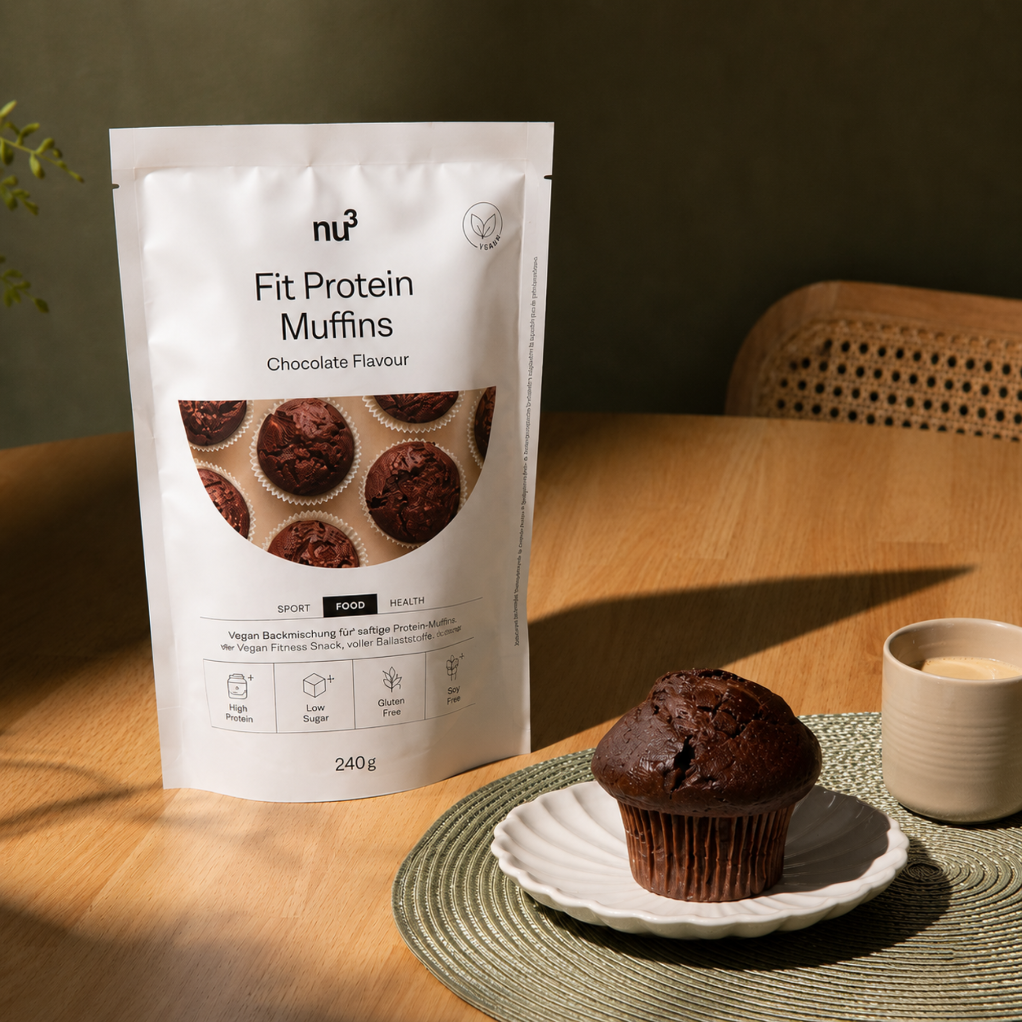Préparation pour Muffins Protéinés au Chocolat 400g