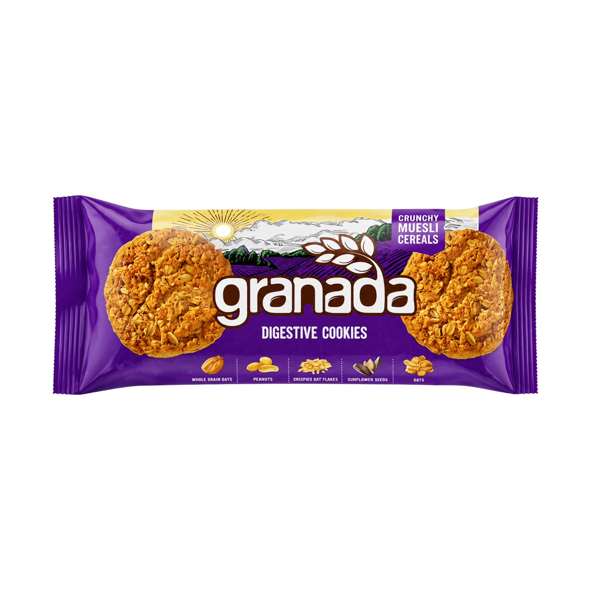 Cookies Getreide & Erdnüsse 120g