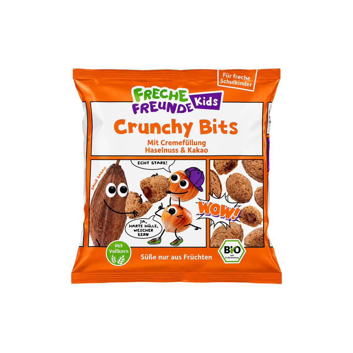 Crunchy Bits Haselnuss & Kakao Bio 30g