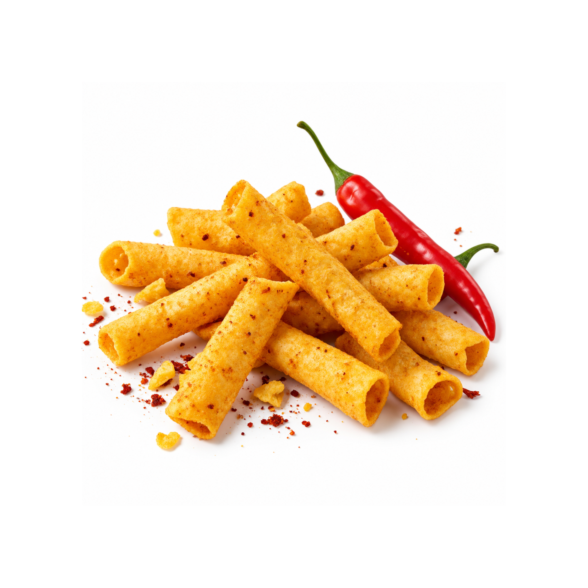 Chips Hot & Spicy Tortilla Rolls 125g