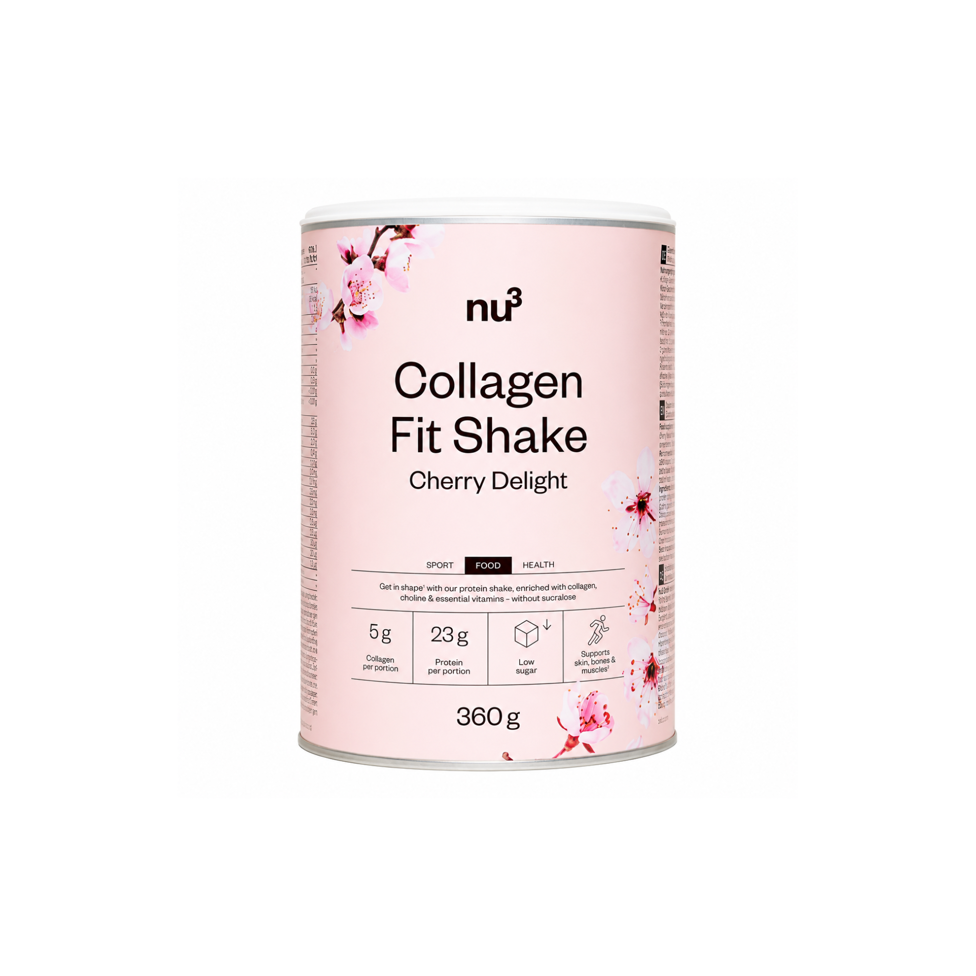 Collagen Fit Shake - Délice Cerise 360g