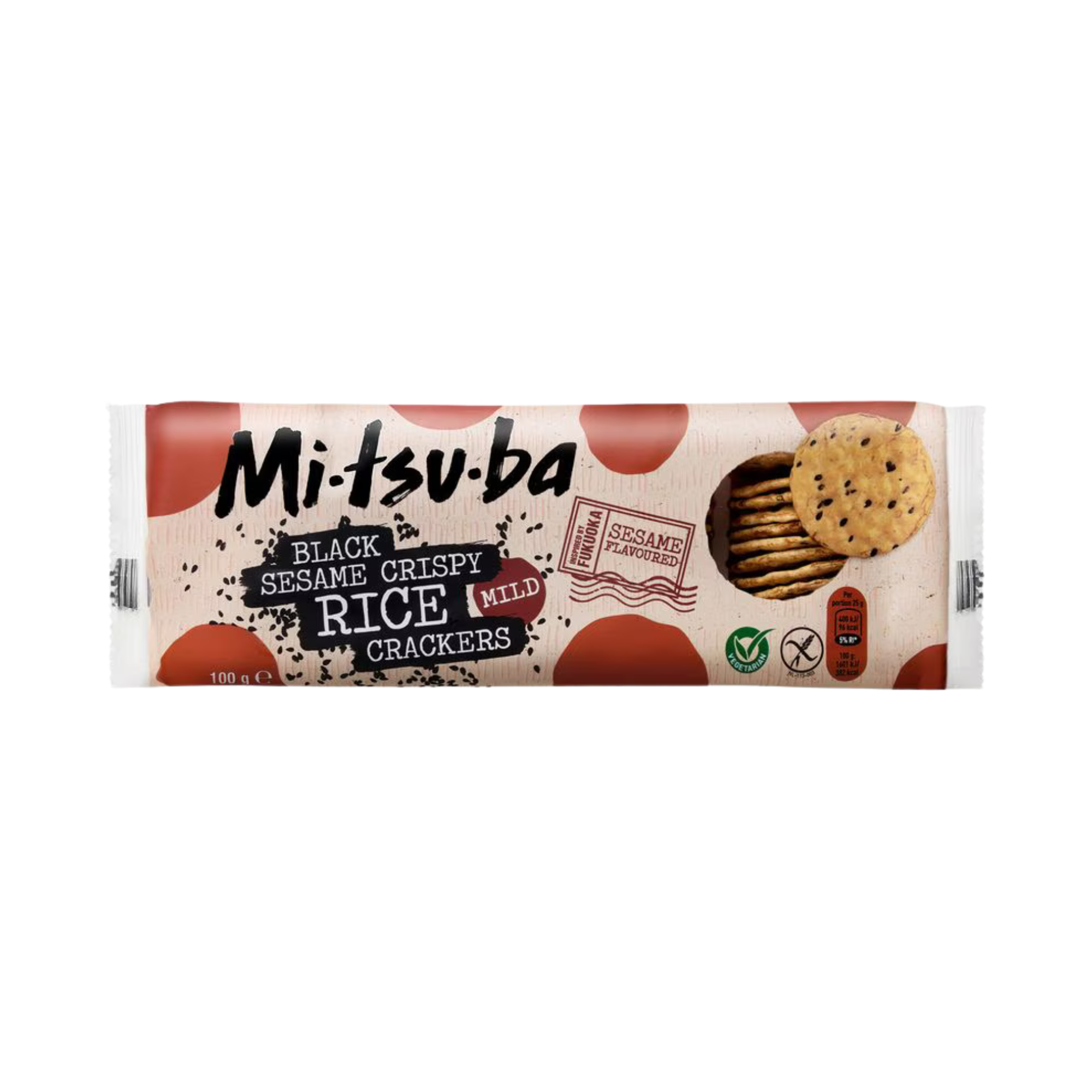 Black Sesame Rice Crackers 100g