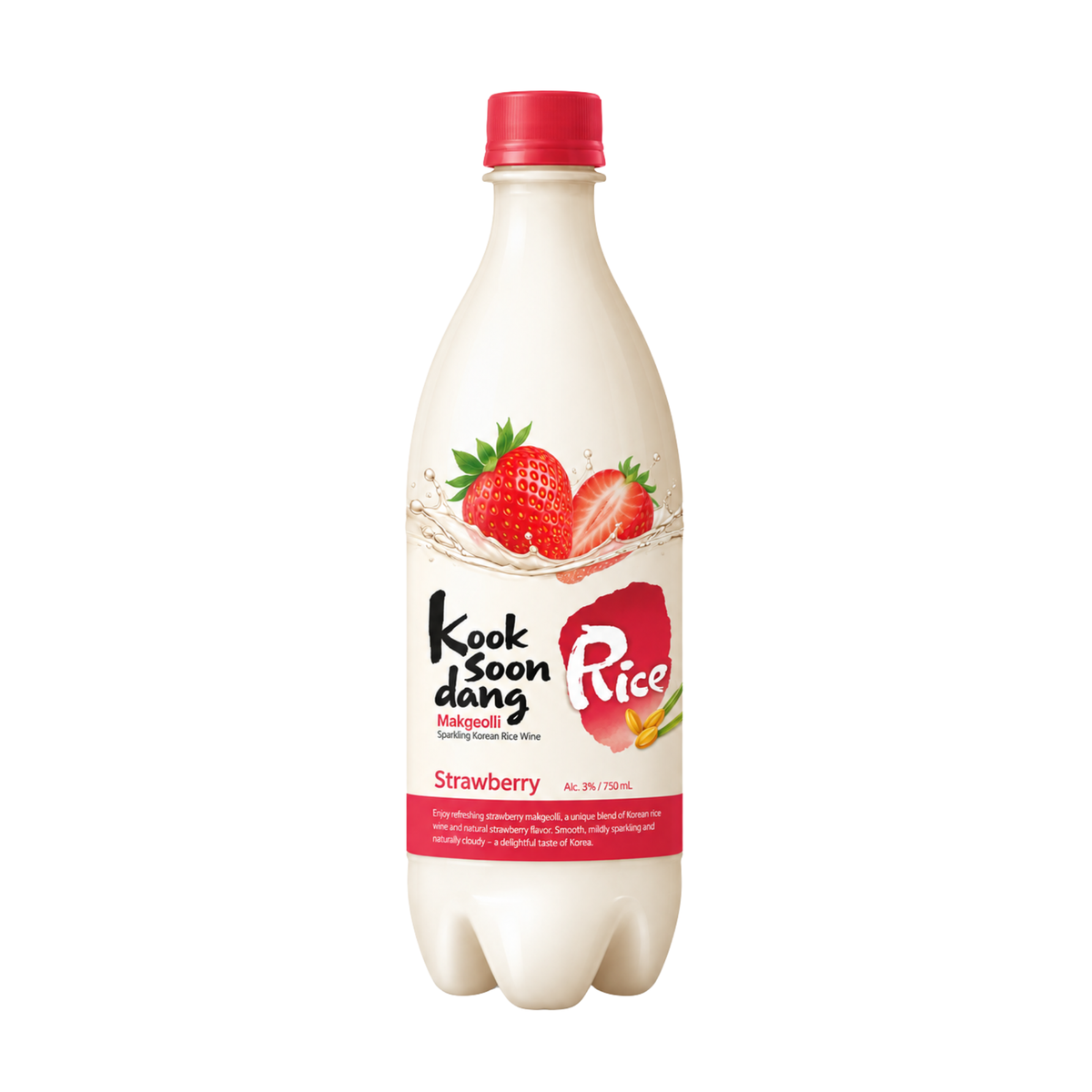 Koreanischer Reiswein Makgeolli - Erdbeere 750ml