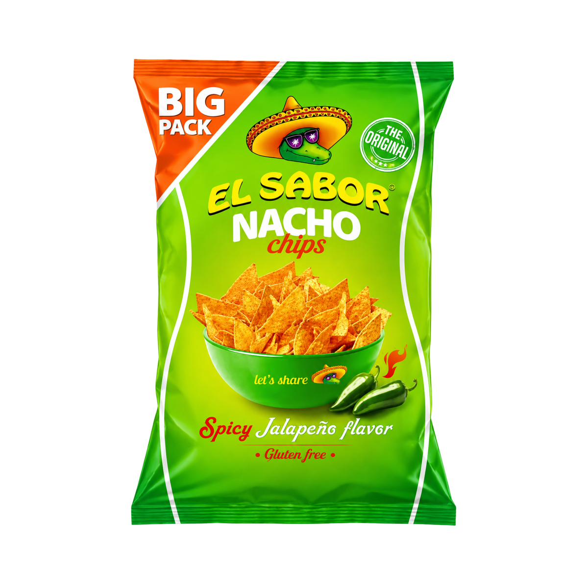 Jalapeño Nacho Chips 180g