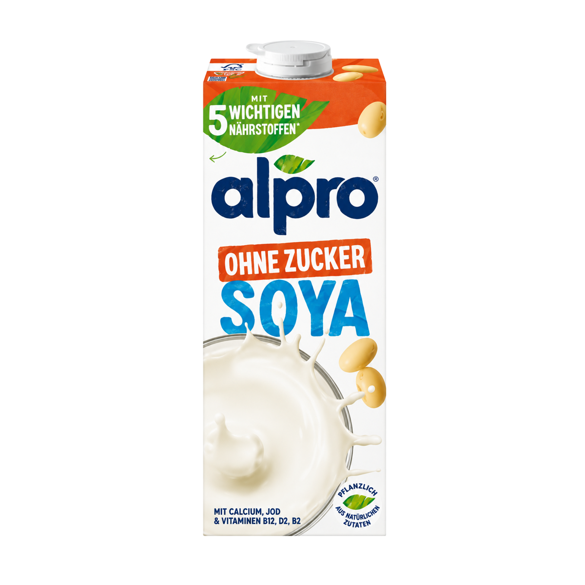 Alpro Soy Drink Unsweetened 1l 8 x 1l
