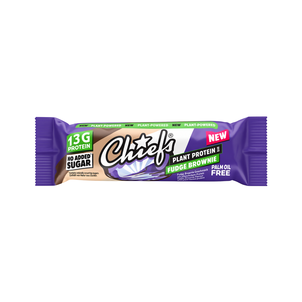 Barre Protéinée Végétale Fudge Brownie 15 x 55g