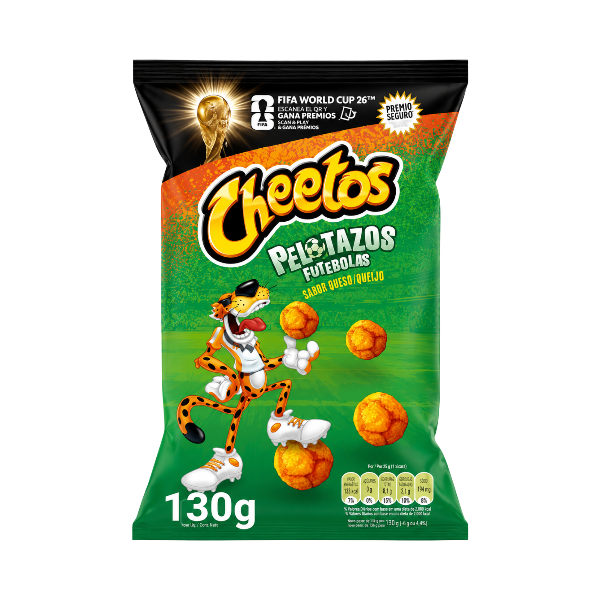 Cheetos Cheese Pelotazos Fussbälle 130g