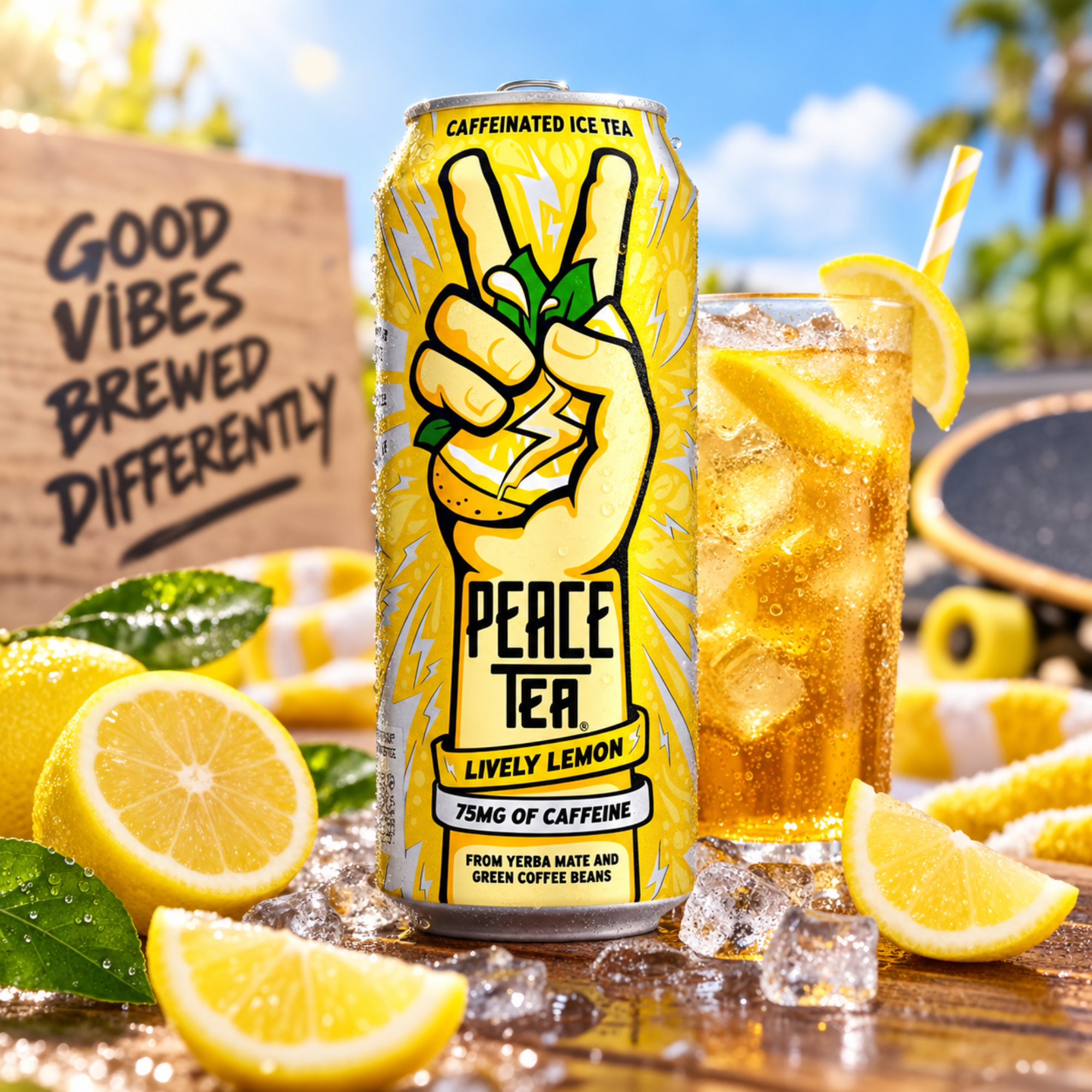 Peace Tea Lively Lemon 24 x 500ml