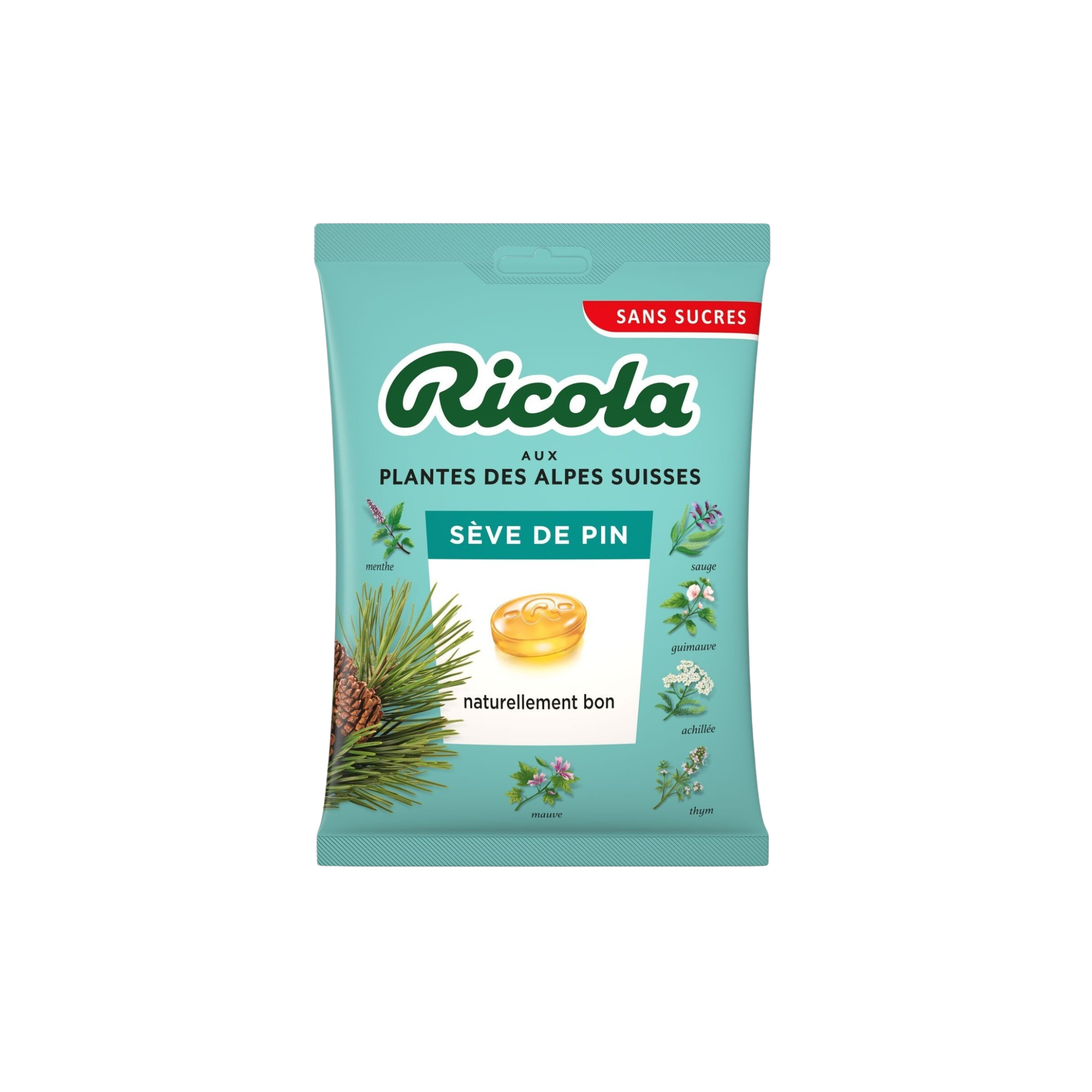 Ricola Alpenkiefer - ohne Zucker 70g