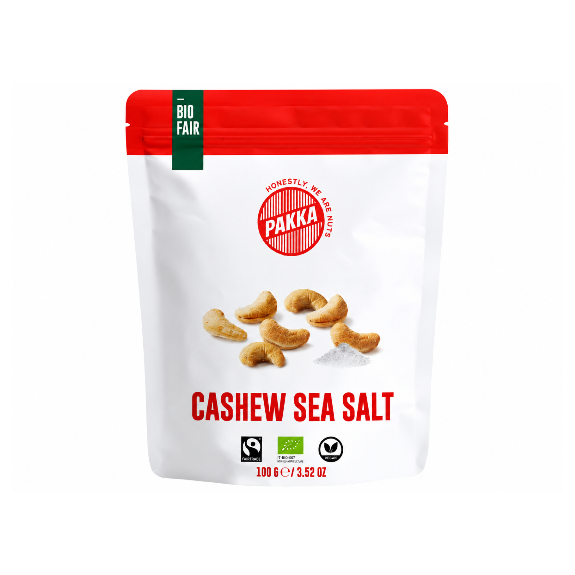 Cashew geröstet mit Meersalz Fairtrade & Bio 100g