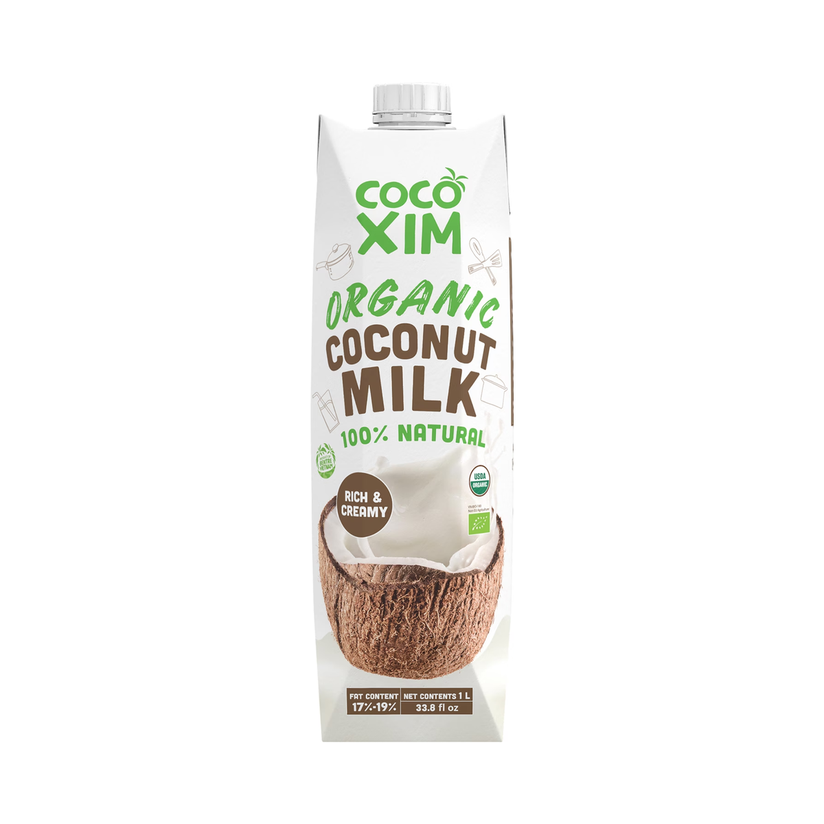 Kokosnussmilch Bio 1l