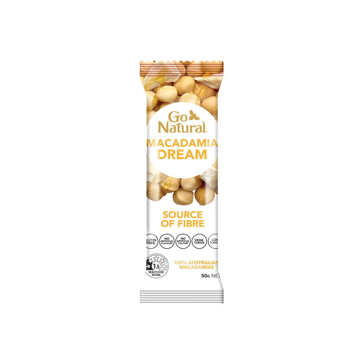 Riegel Macadamia Dream und Joghurt 50g