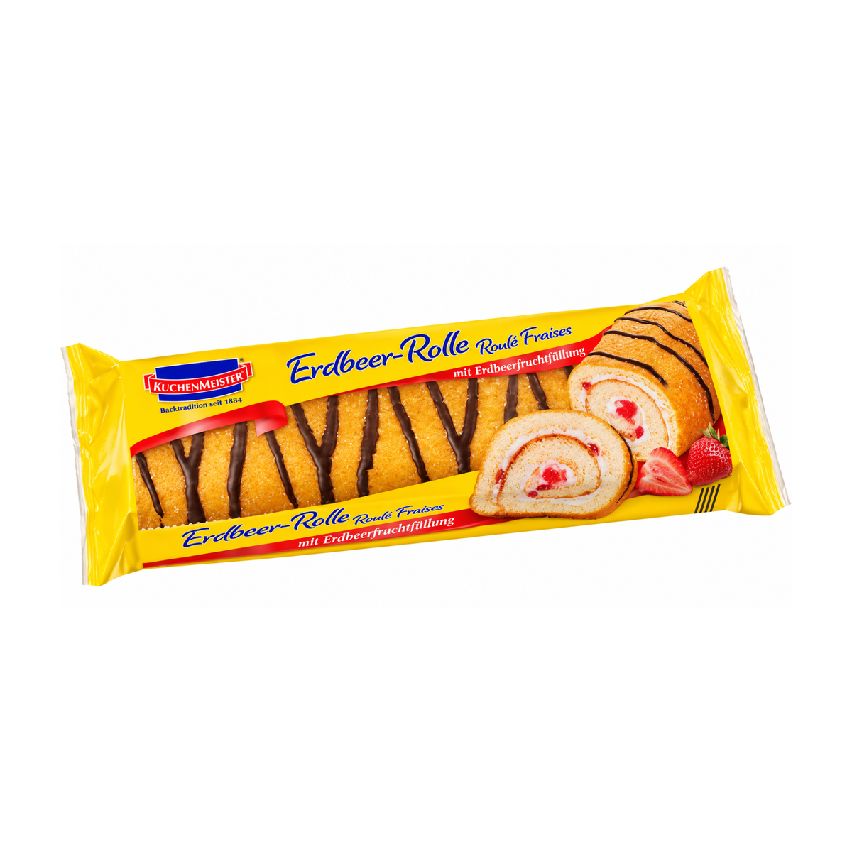 Erdbeer-Roulade 400g
