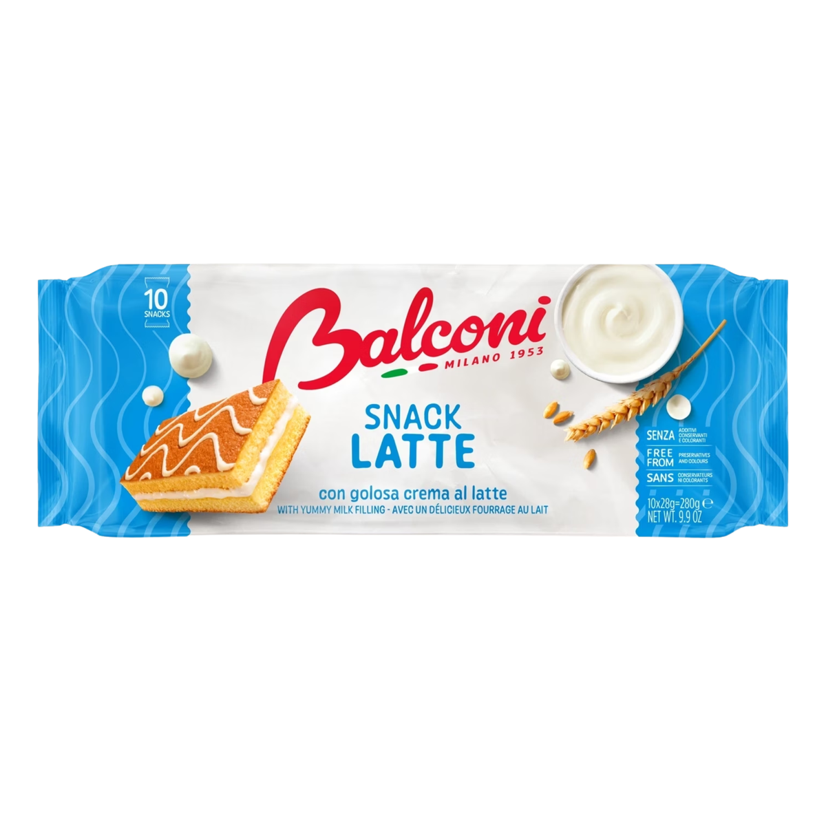 Kuchen Snack Latte mit Milchcrèmefüllung 280g