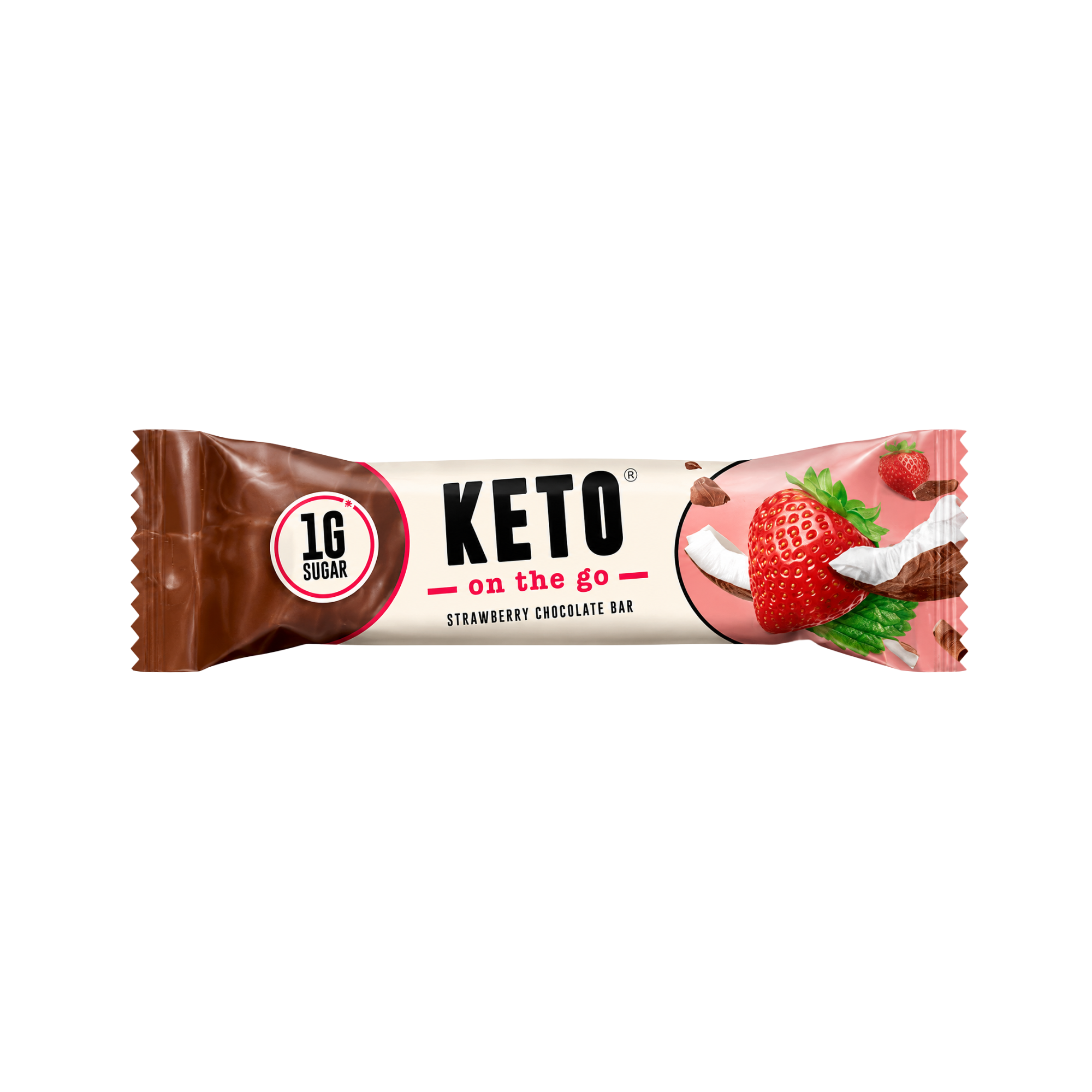 Keto Bar Strawberry Chocolate 3er Pack - 105g