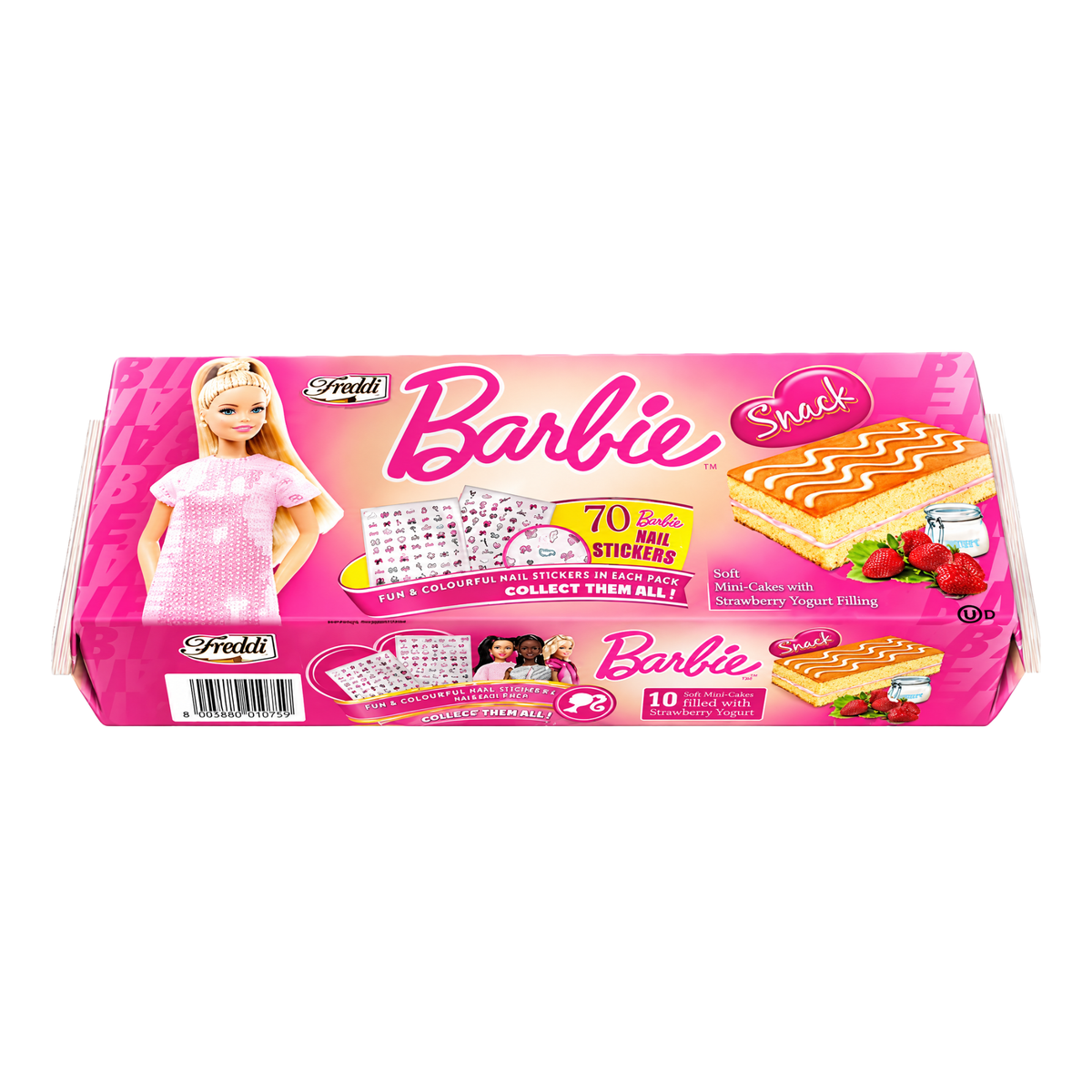 Barbie Snack Strawberry-Yogurt 250g