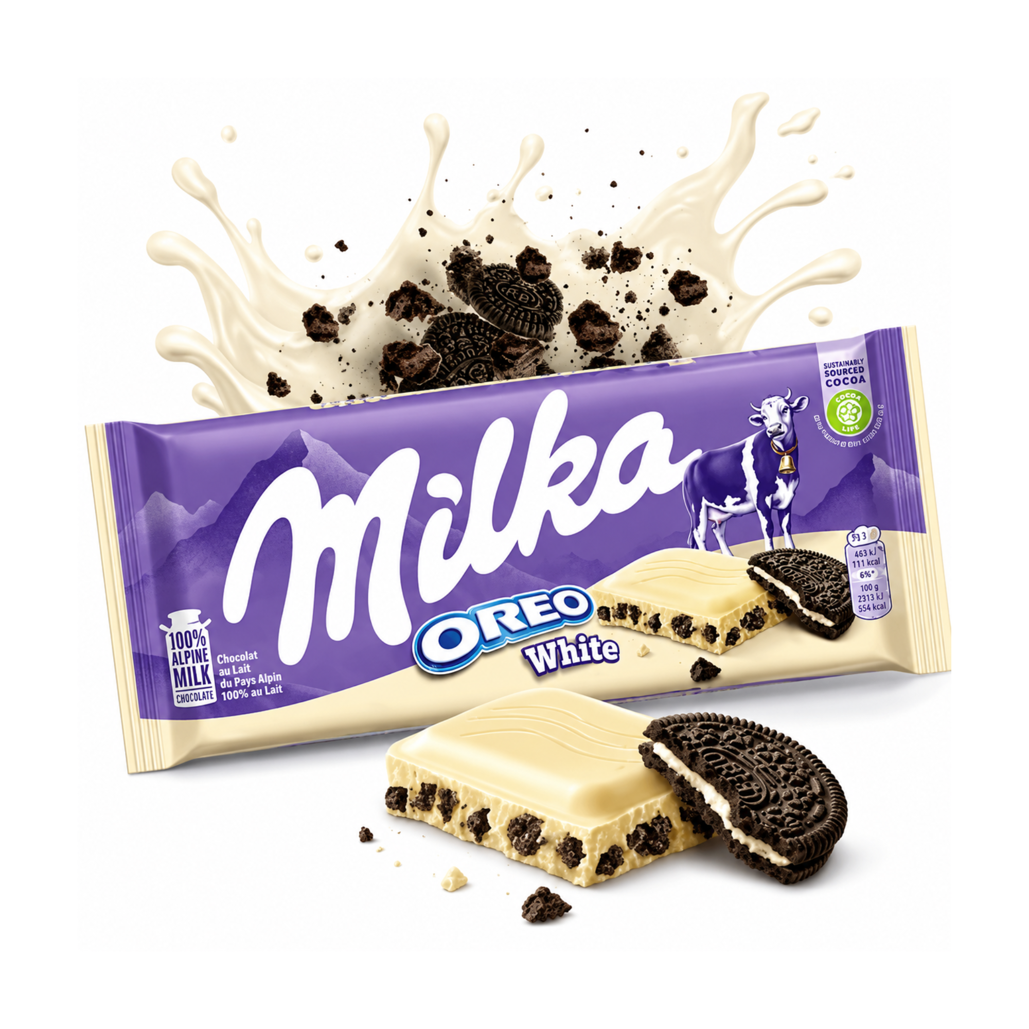 Milka Oreo White 100g