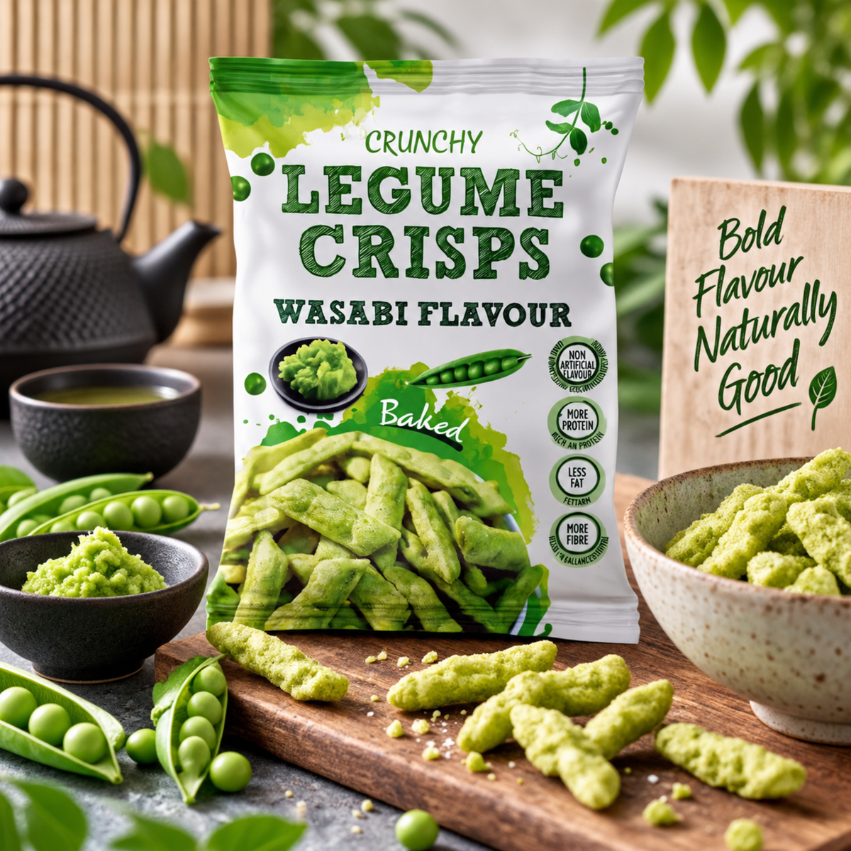 Gemüse Chips - Wasabi Geschmack 85g
