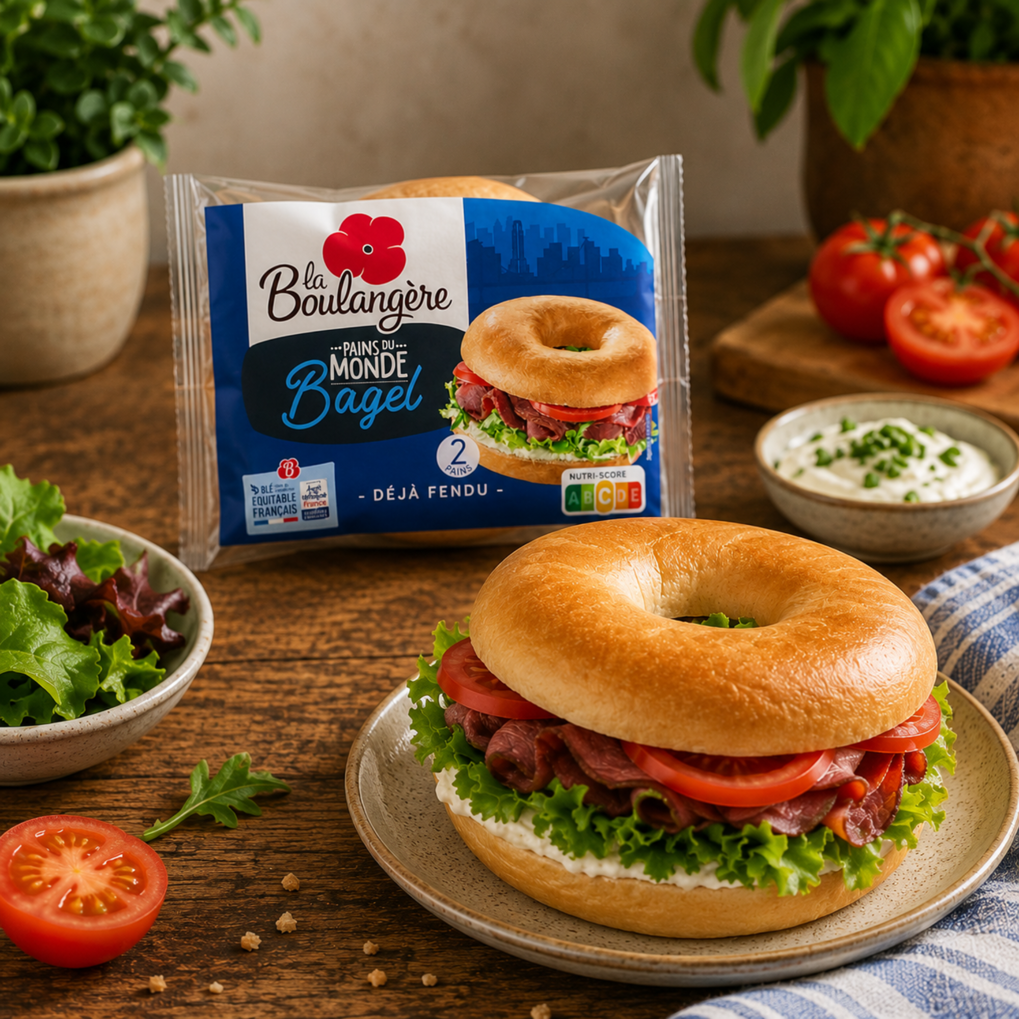 Bagels (paquet de 2) - 180 g 