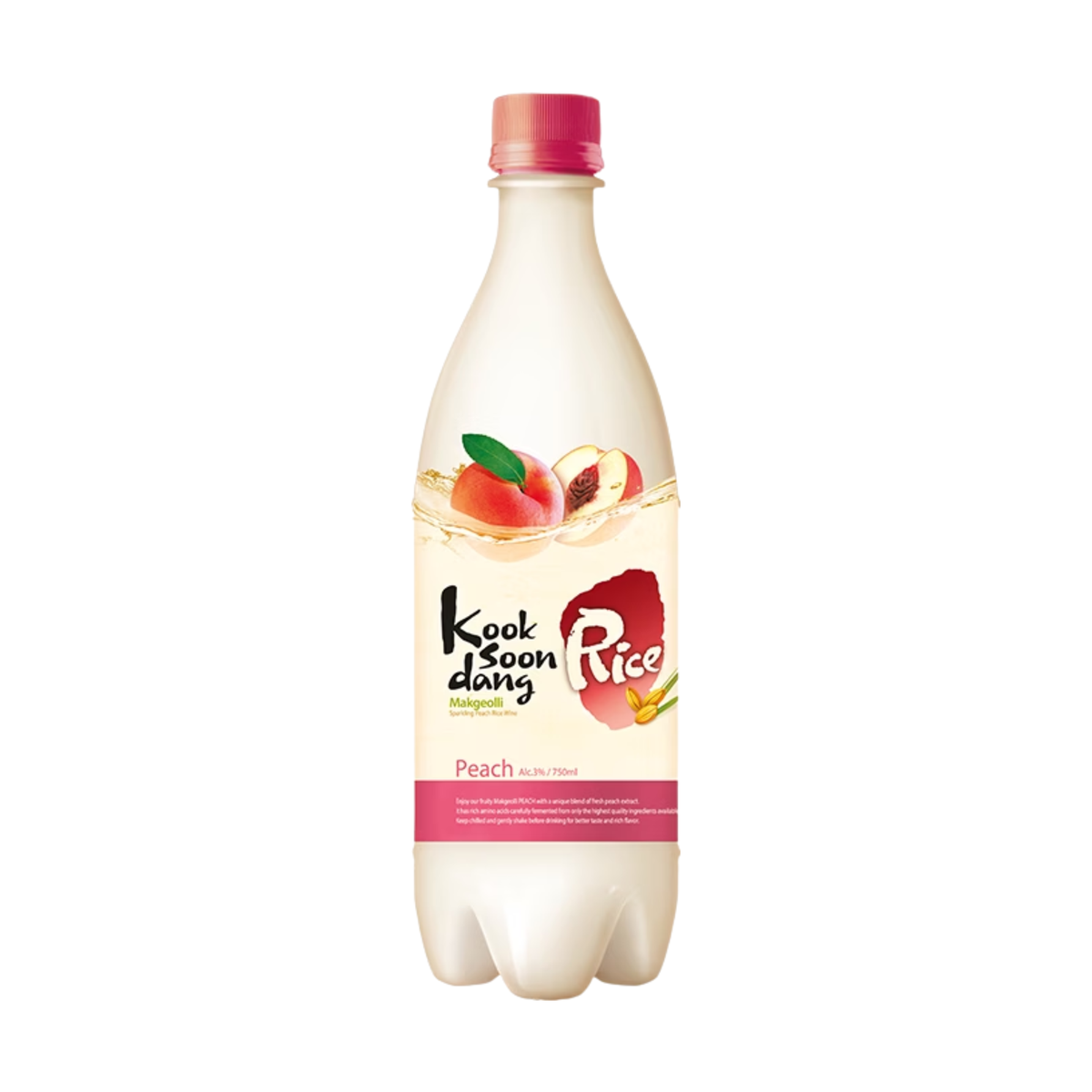 Koreanischer Reiswein Makgeolli - Pfirsich 750ml