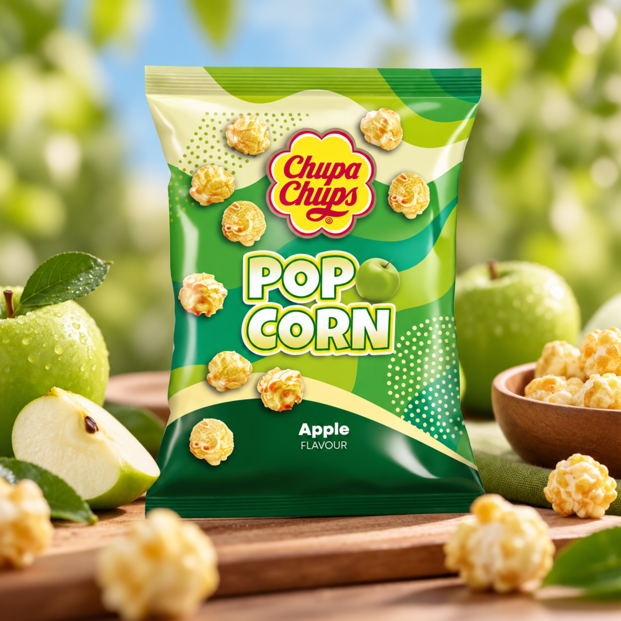 Chupa Chups Popcorn Apple 90g