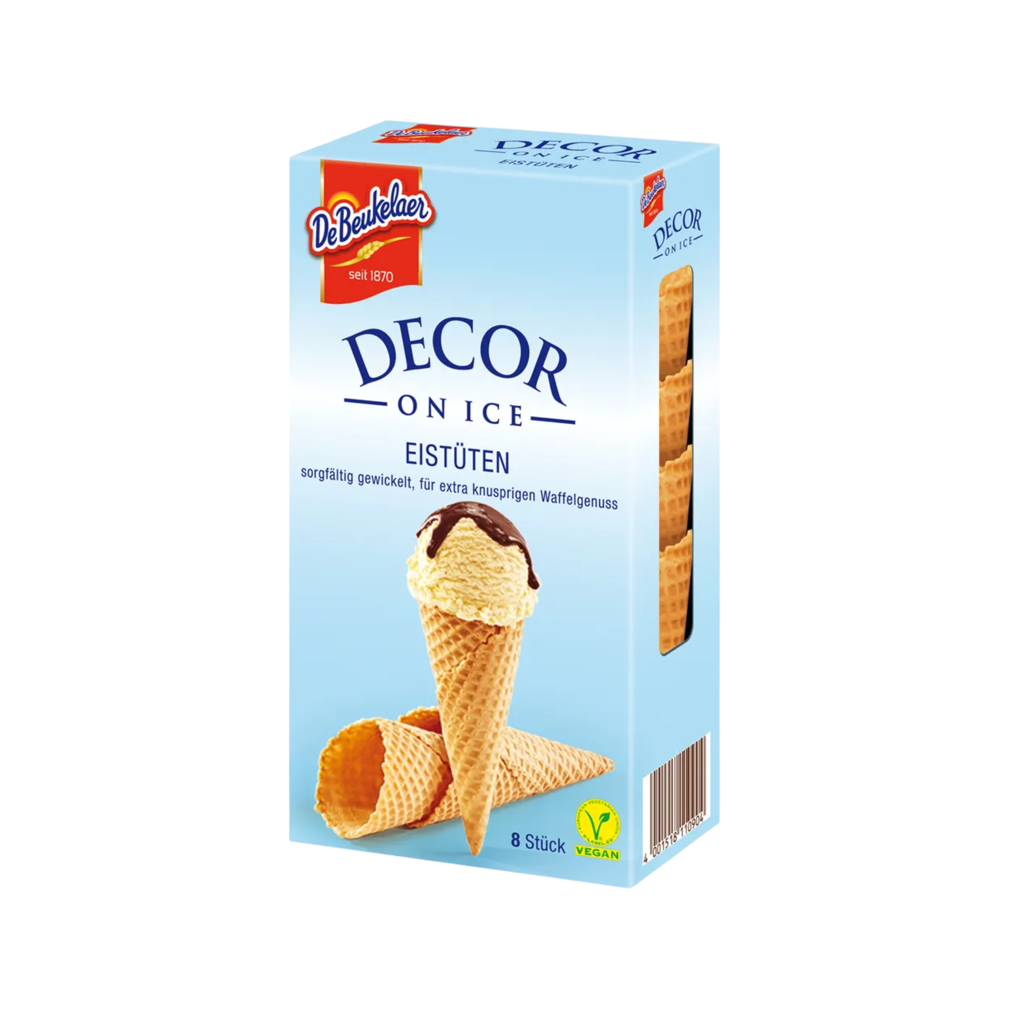 Eistüten 'Decor on Ice' 8er Pack - 112g