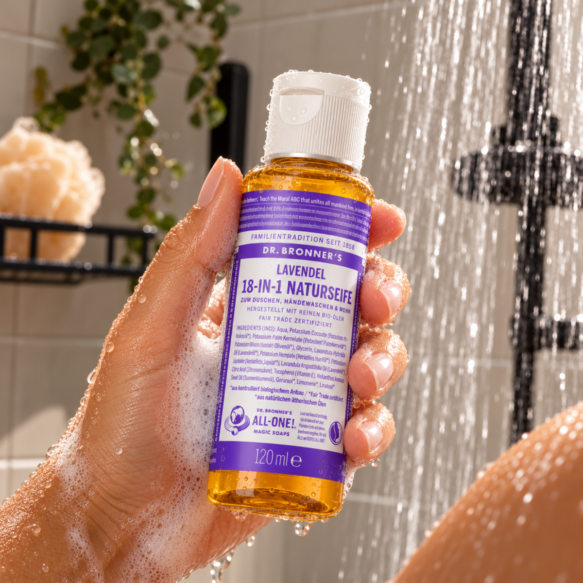 Naturseife 18-in-1 - Lavendel Bio 120ml