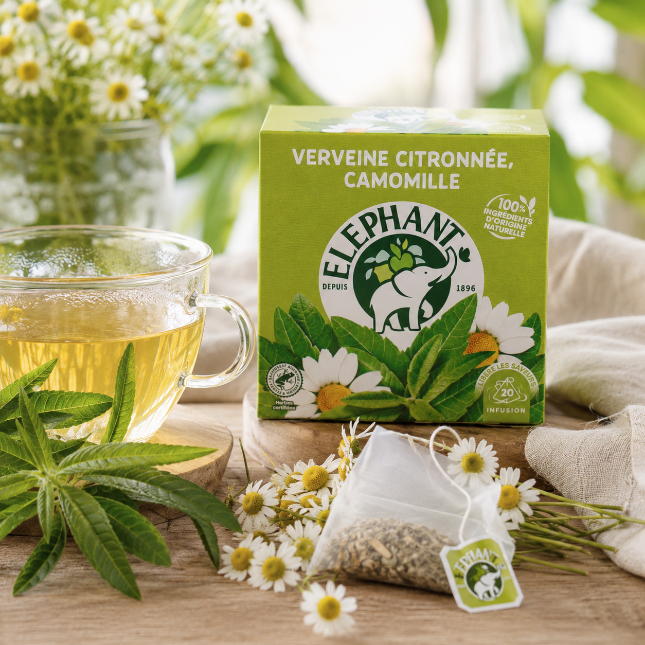 Lemon Verbena & Chamomile Infusion Tea - 20 Sachets
