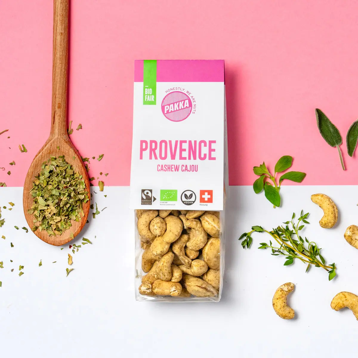 Cashew Provence geröstet Fairtrade und Bio 100g