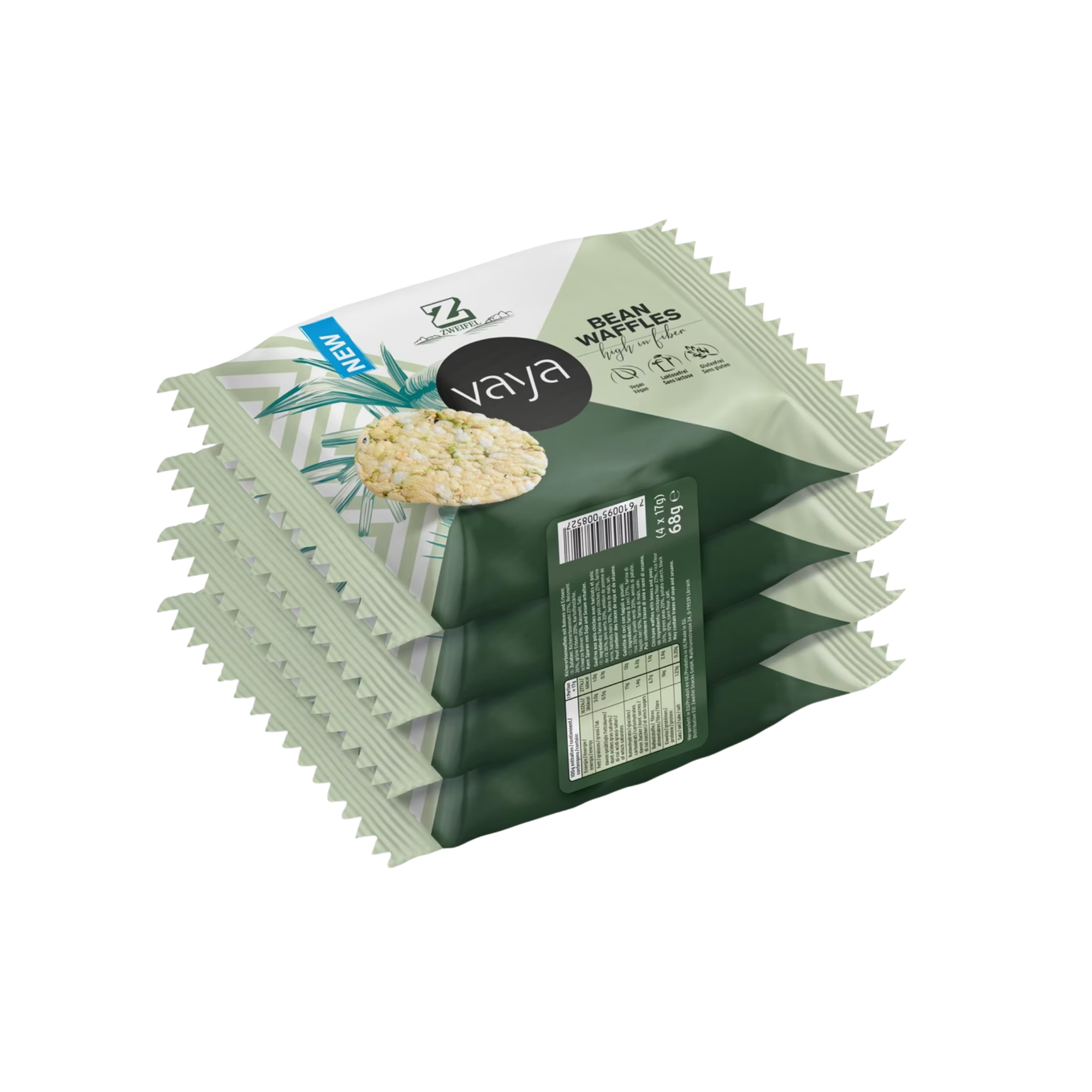 Zweifel Vaya Bean Waffles 4 x 17g