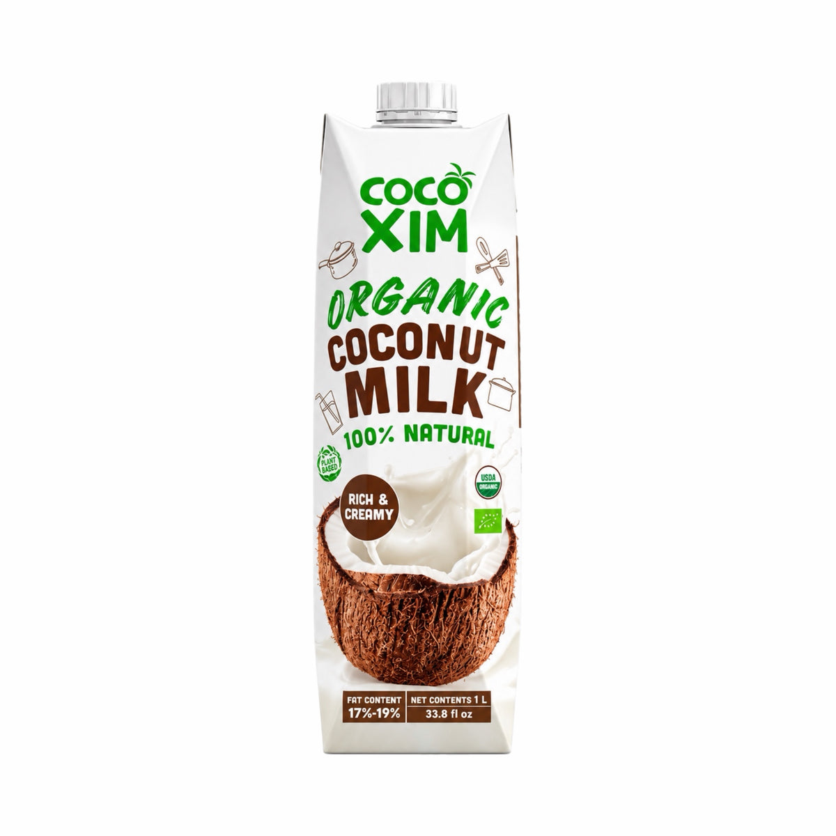 Kokosnussmilch Bio 1l