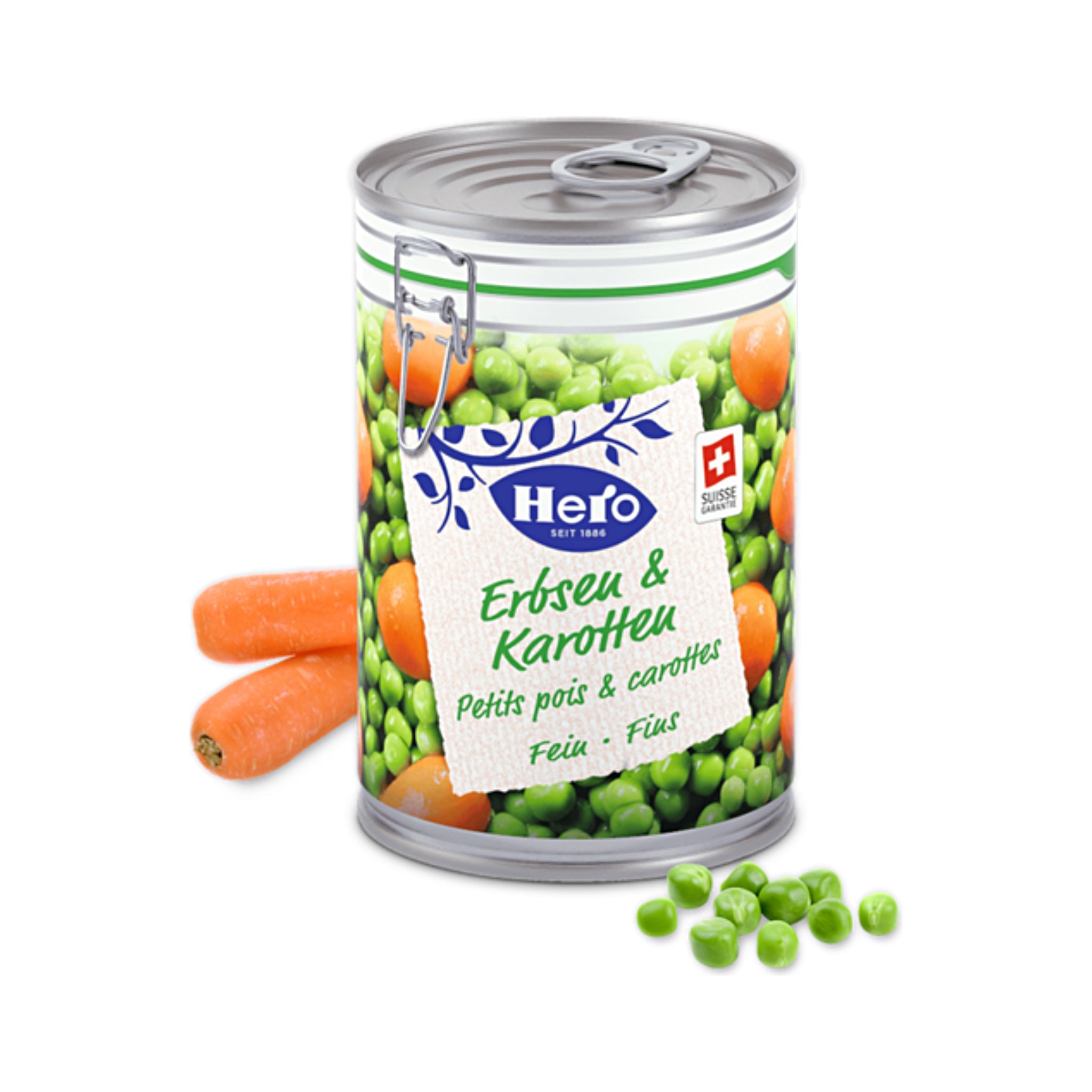 Hero Erbsen & Karotten Fein 420g