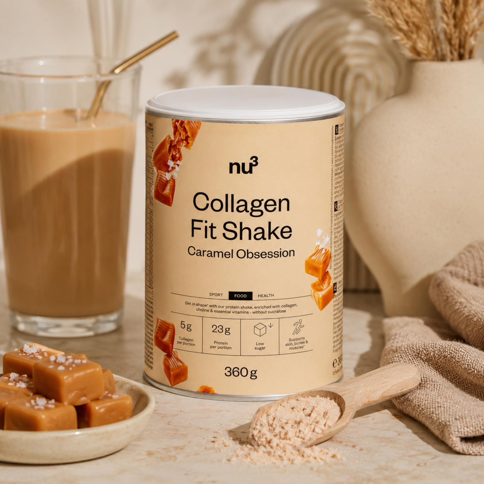 Fit Shake Collagen - Caramel Obsession 360g