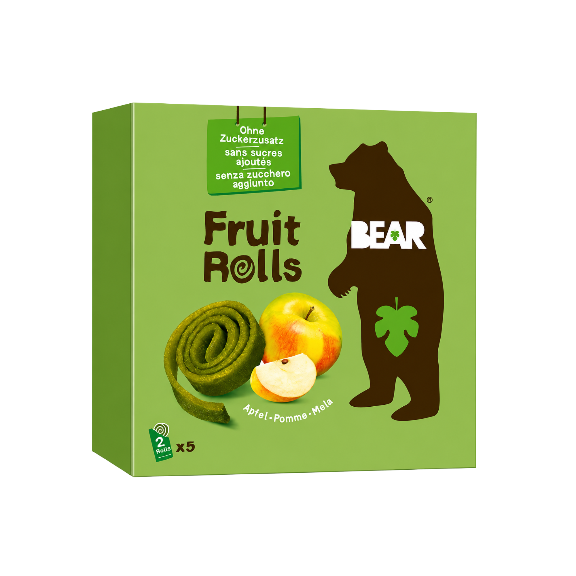 Bear Fruit Rolls Apfel 5er Pack - 100g