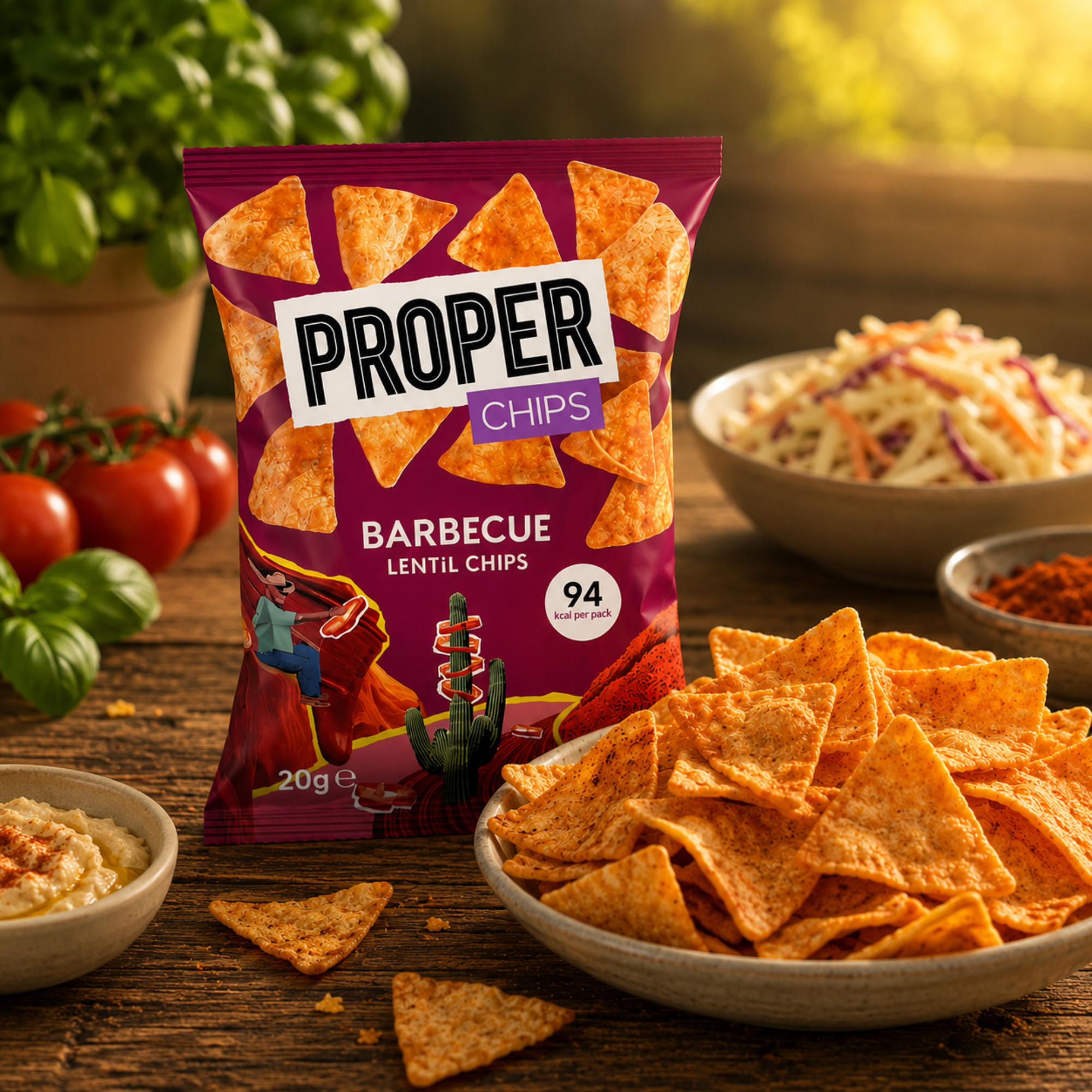 Linsen Chips Barbecue 20g