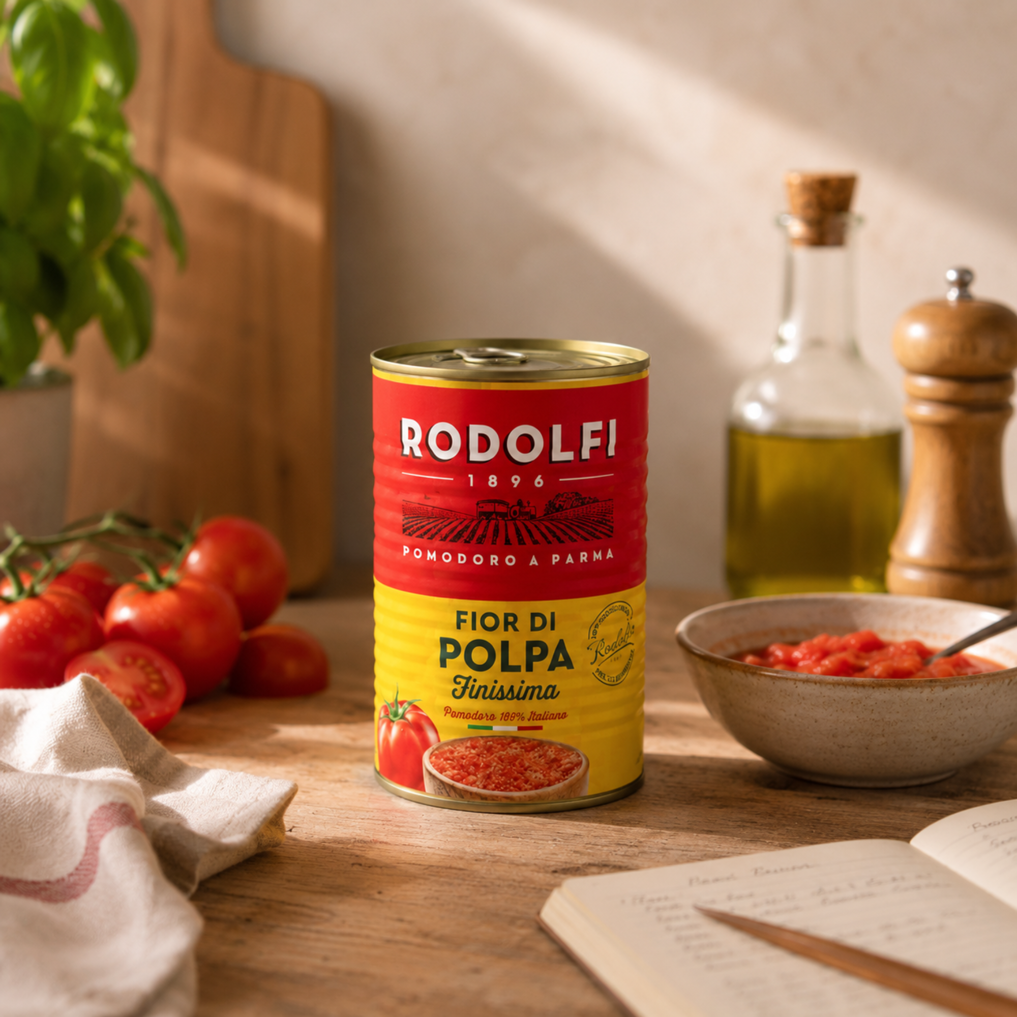 Fein gehackte Tomaten 400g