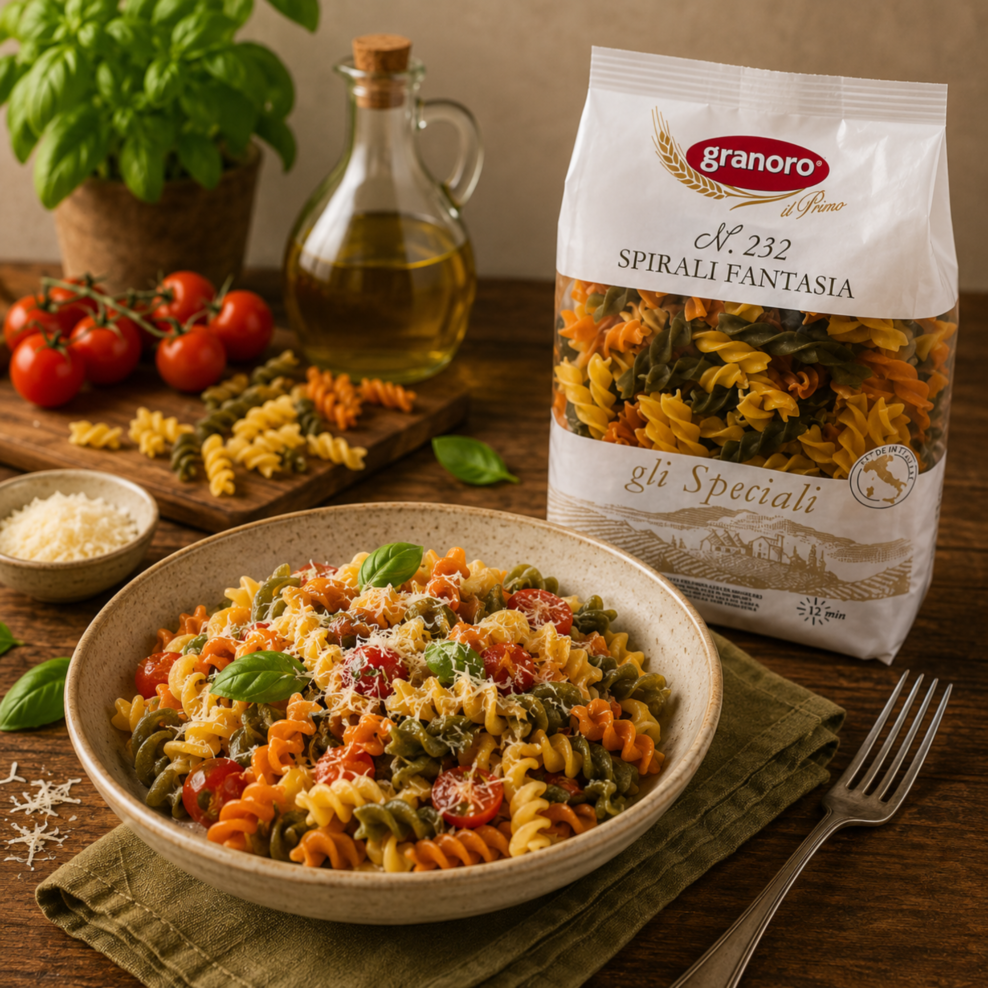 Spirali Fantasia Tricolore Nr. 232 - 500g