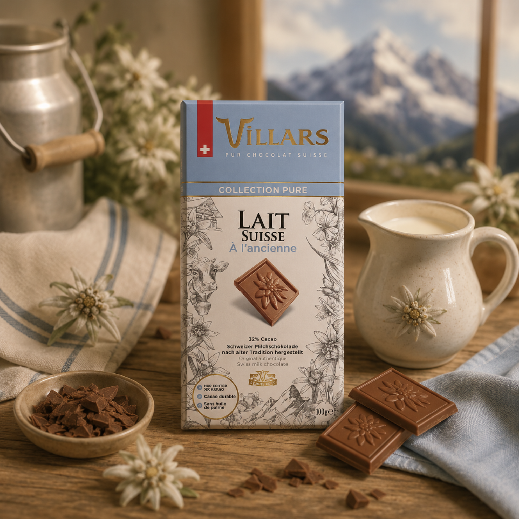 Schweizer Milchschokolade nach traditioneller Art 100g