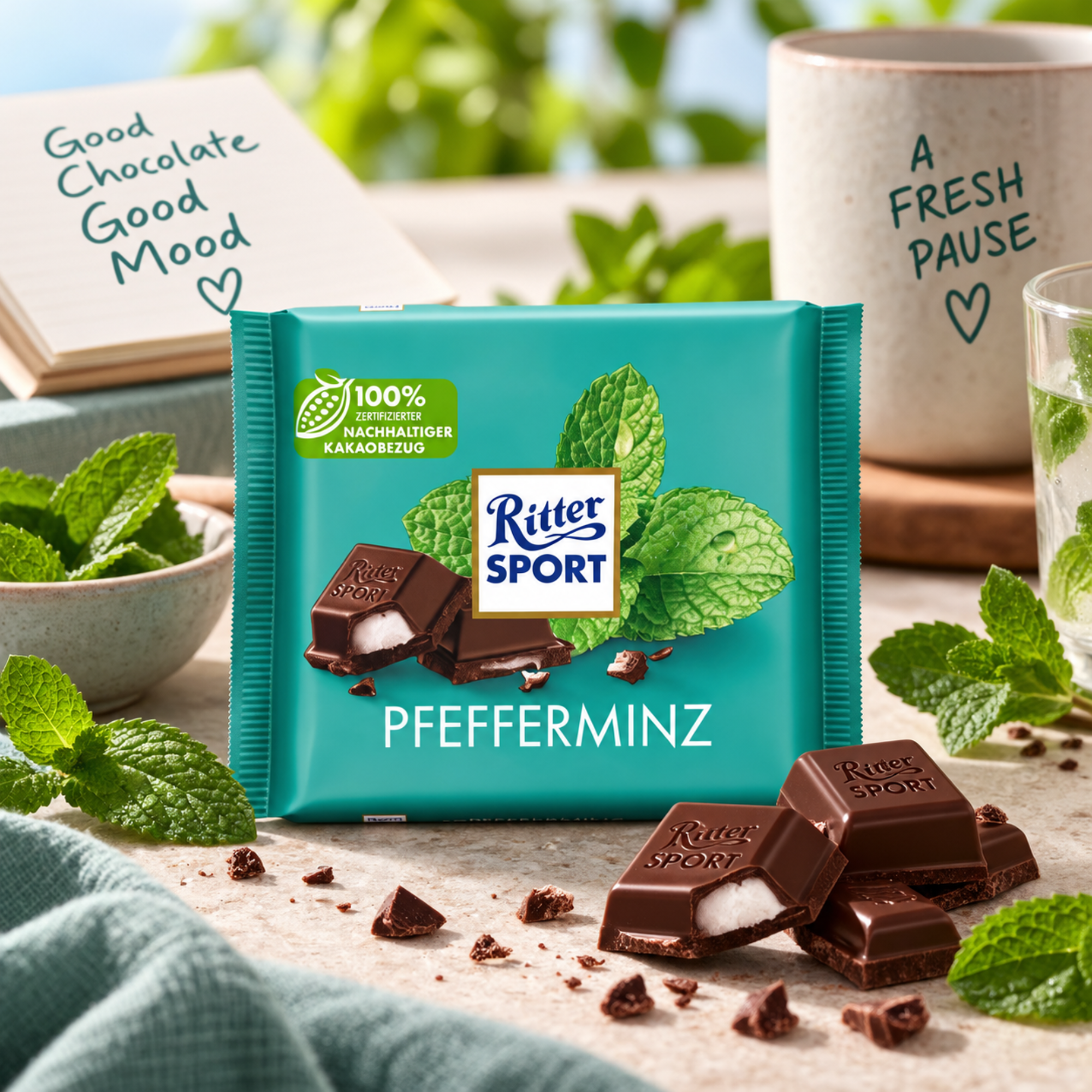 Ritter Sport - Pfefferminz 100g