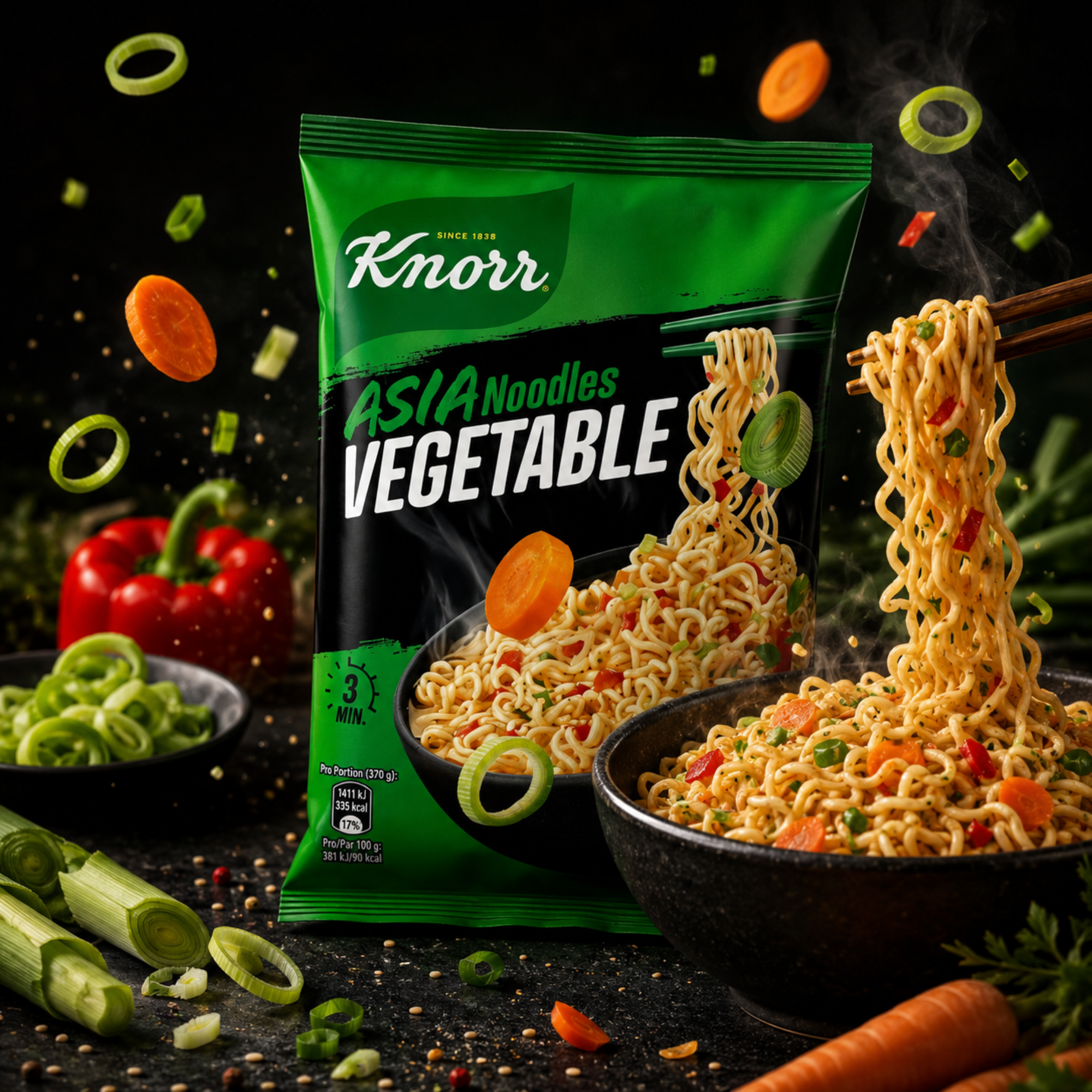 Knorr Asia Noodles Vegetable Taste 70g