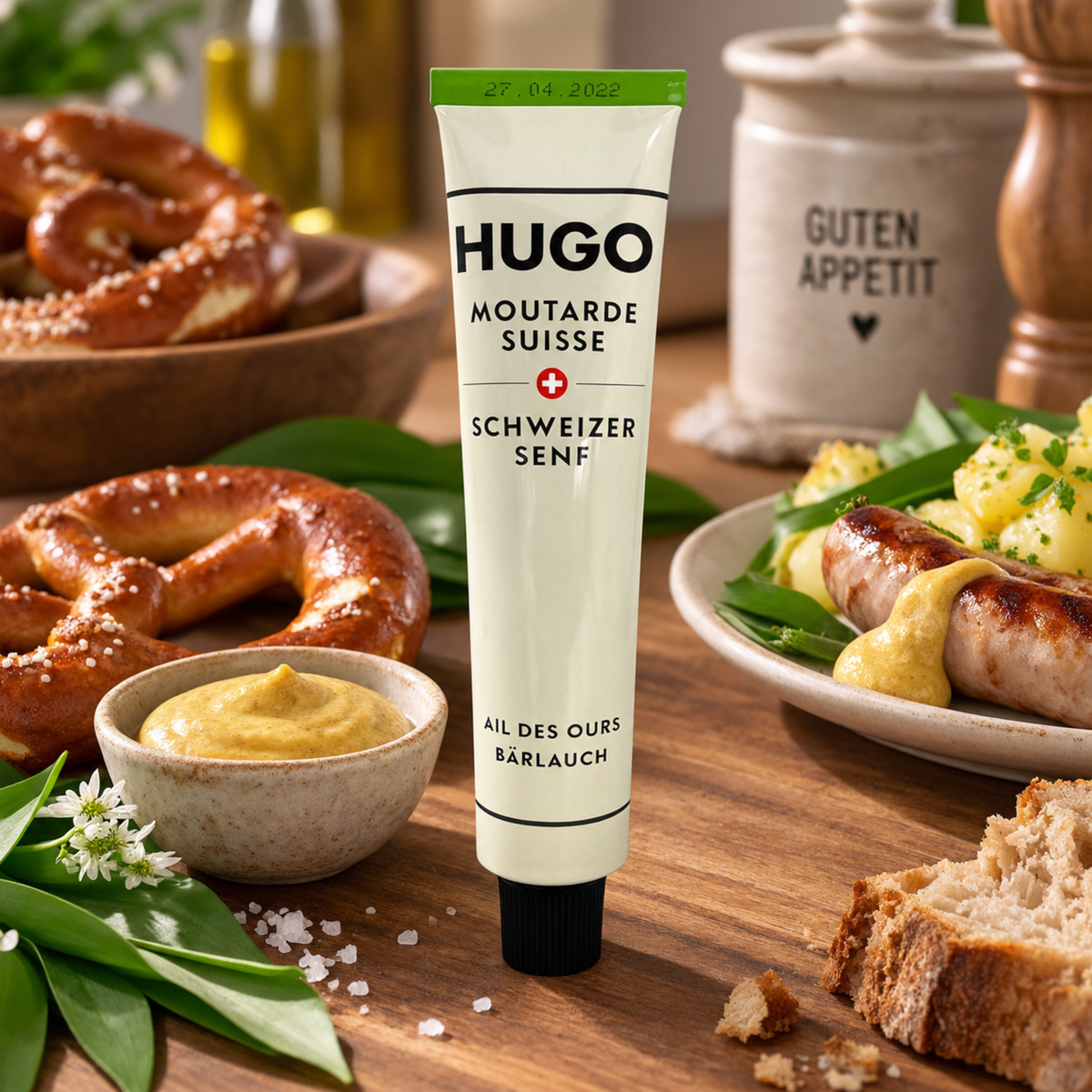 Schweizer Senf mit Bärlauch 100g