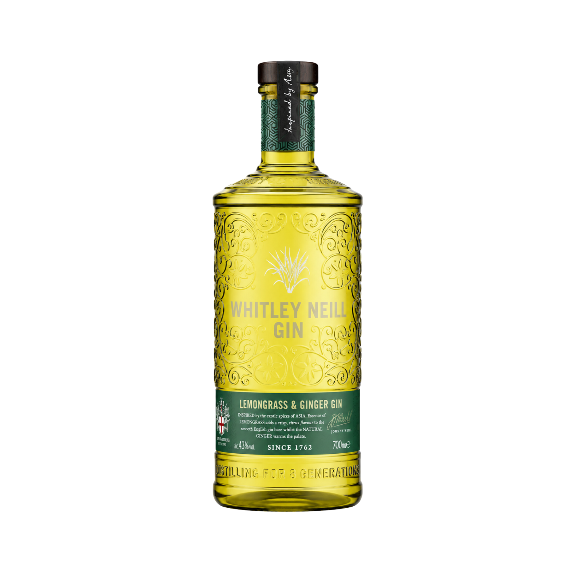 Gin Whitley Neill Citronnelle & Gingembre 41.3% - 700ml